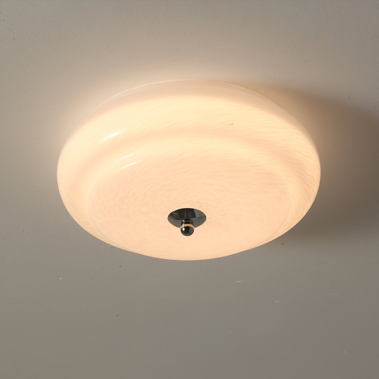 Olnoreth Modern Minimalist Glass Ceiling Lamp-Neutral Decor