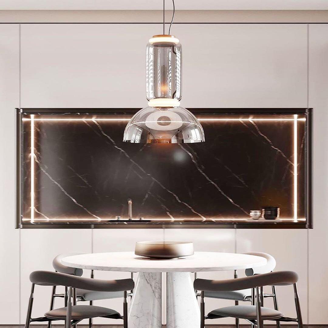 Vayden Industrial Artistic Pendant Light-Neutral Decor