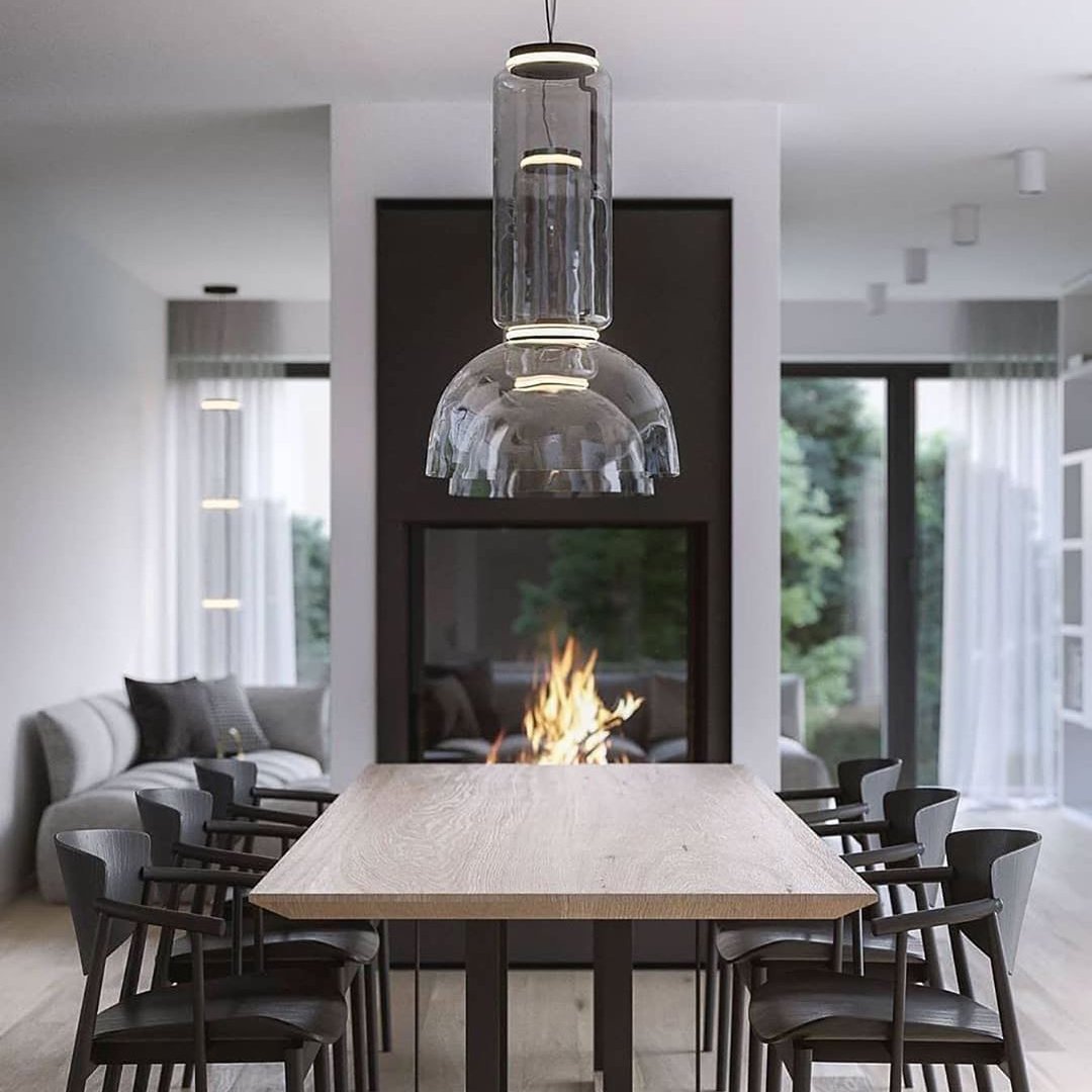 Vayden Industrial Artistic Pendant Light-Neutral Decor