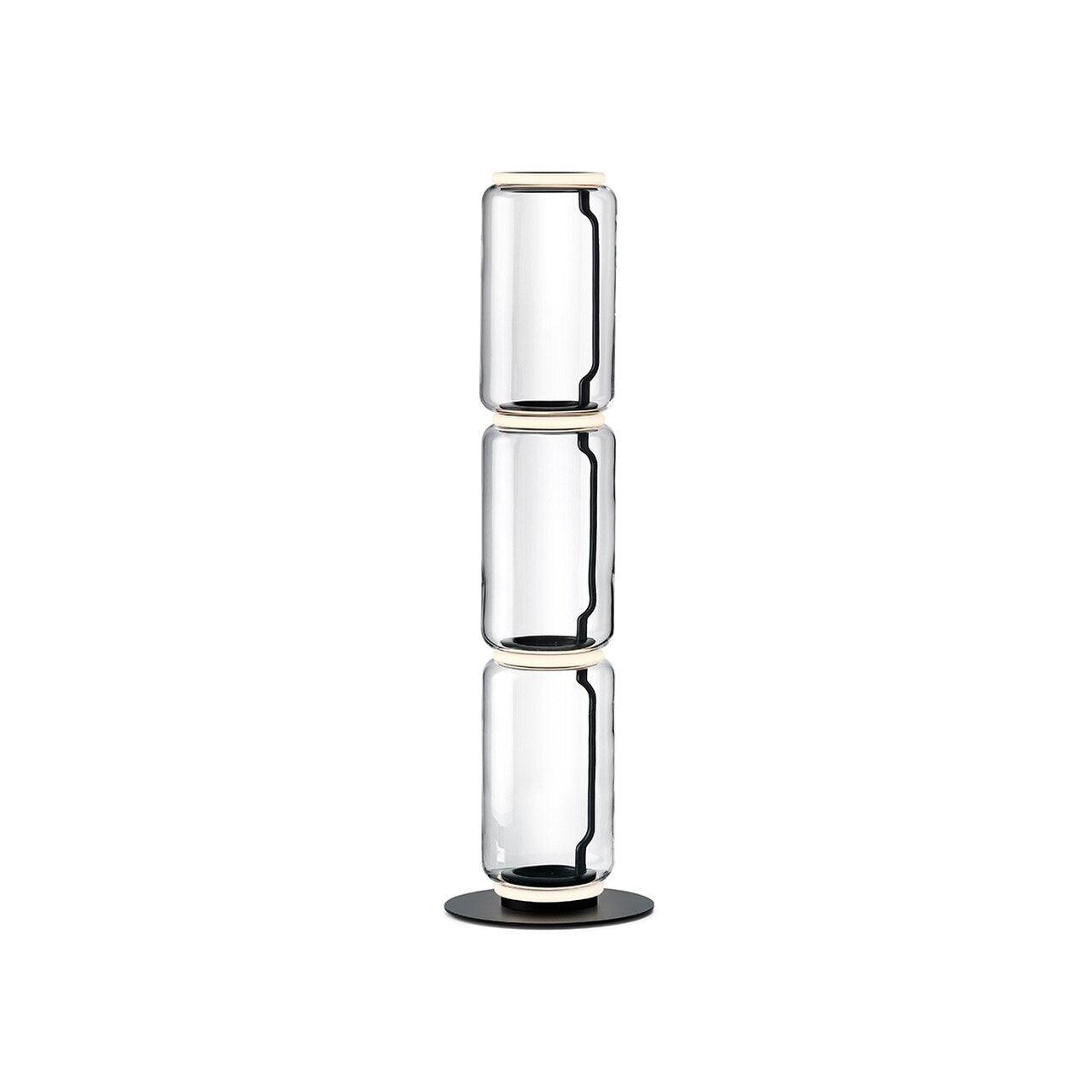 Cyrilys Floor Lamp Bamboo Glass-Neutral Decor