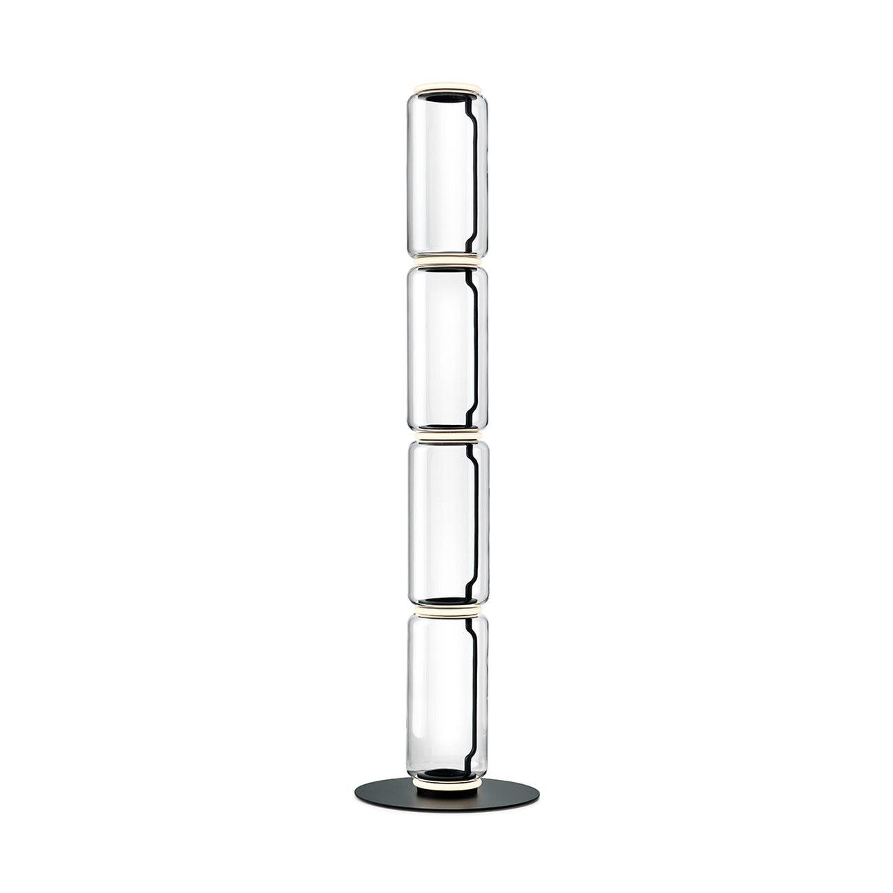 Cyrilys Floor Lamp Bamboo Glass-Neutral Decor