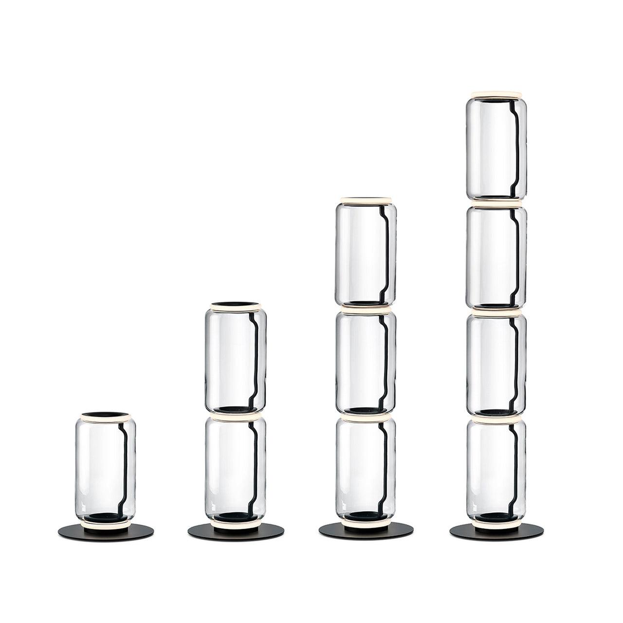 Cyrilys Floor Lamp Bamboo Glass-Neutral Decor