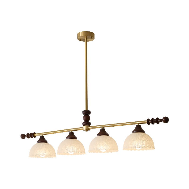 Codoriel Traditional Balance Island Wood Glass Pendant Lamp-Neutral Decor