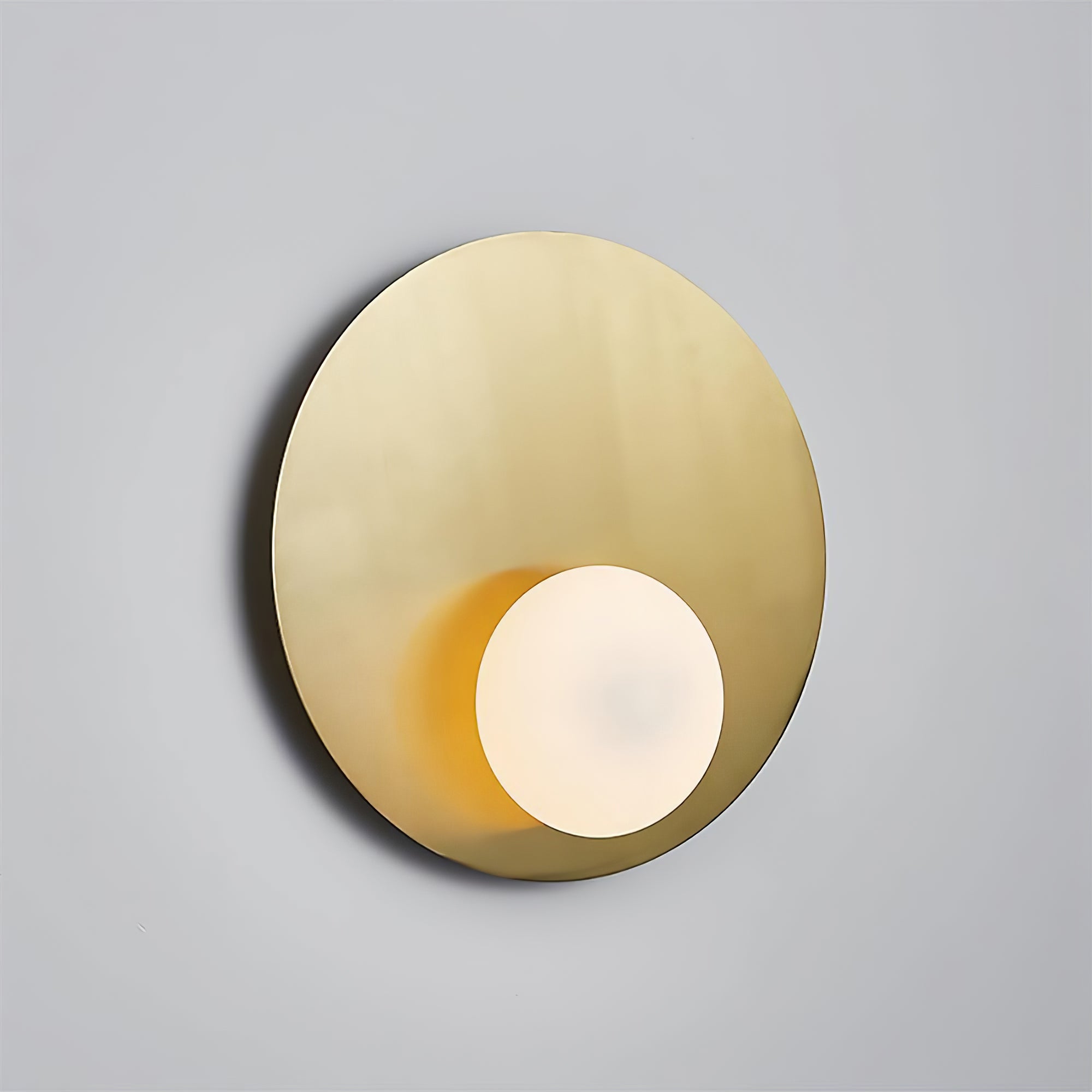 Ivsolion Modern Minimalist Angled Glass Sconce Wall lamp-Neutral Decor