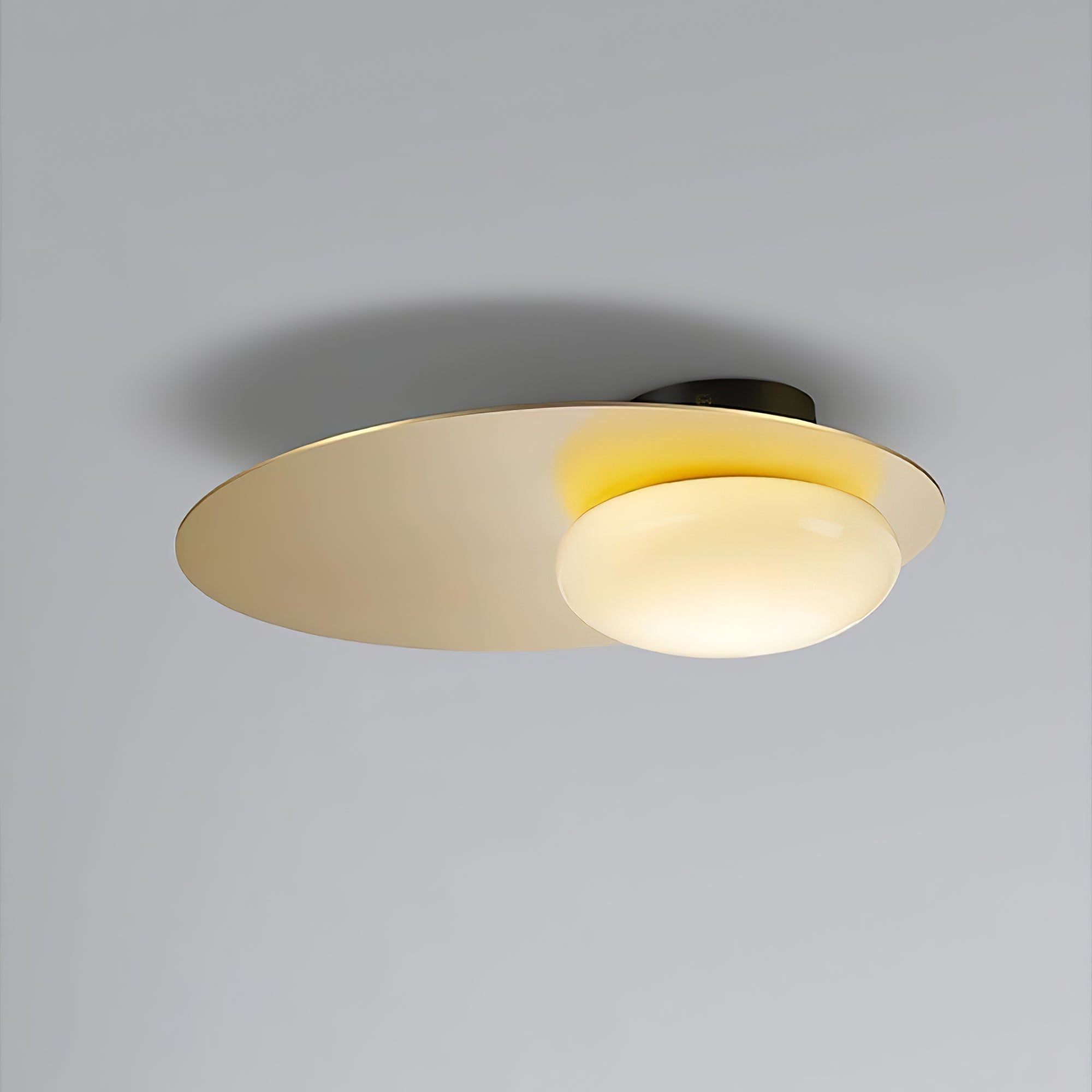 Ivsolion Modern Minimalist Angled Glass Sconce Wall lamp-Neutral Decor