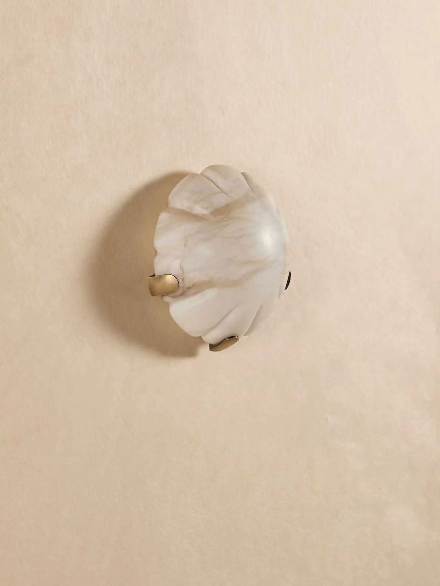 Noema Alabaster Wall Sconce-Neutral Decor