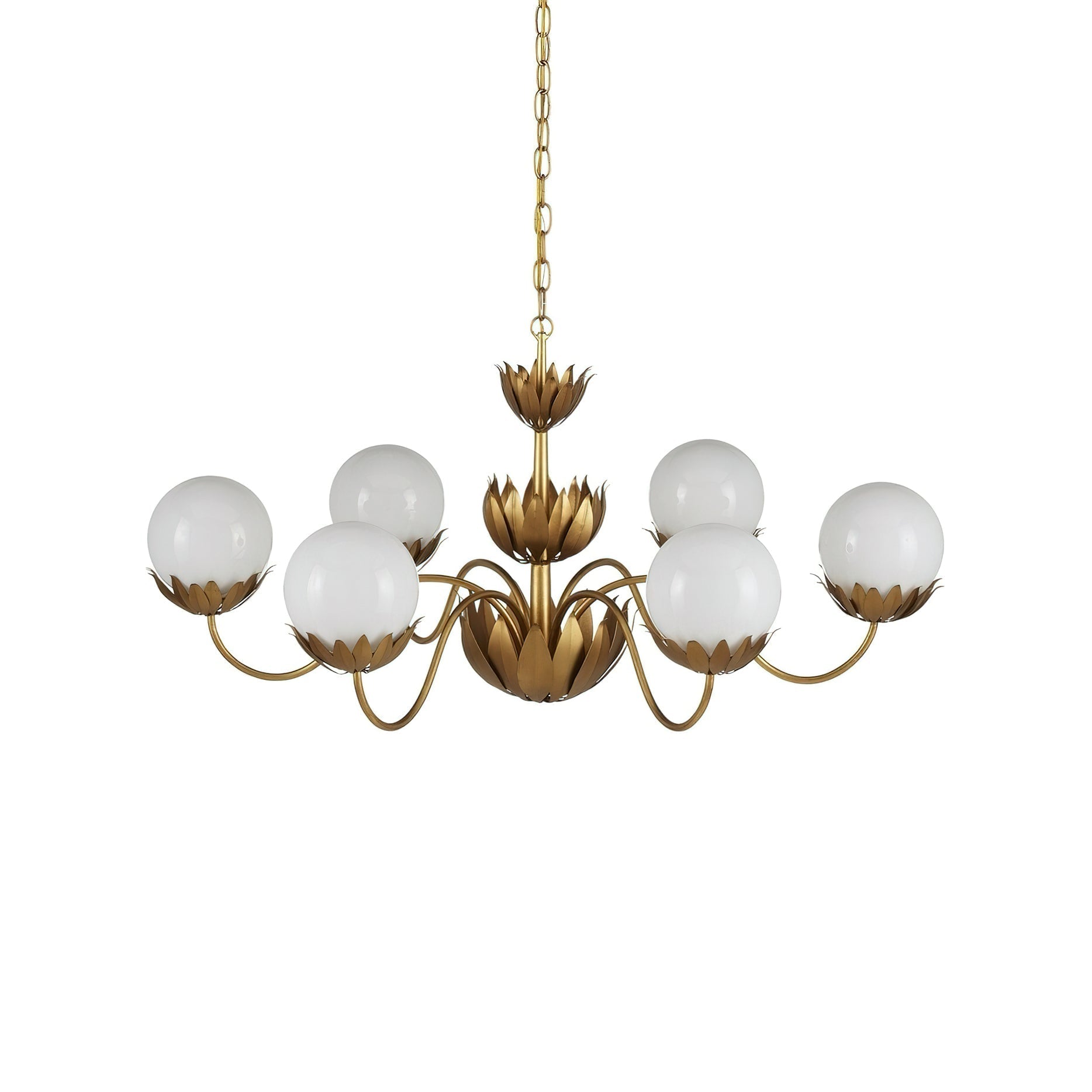 Dimensional diagram of the Noemie Chandelier with height and diameter measurements.