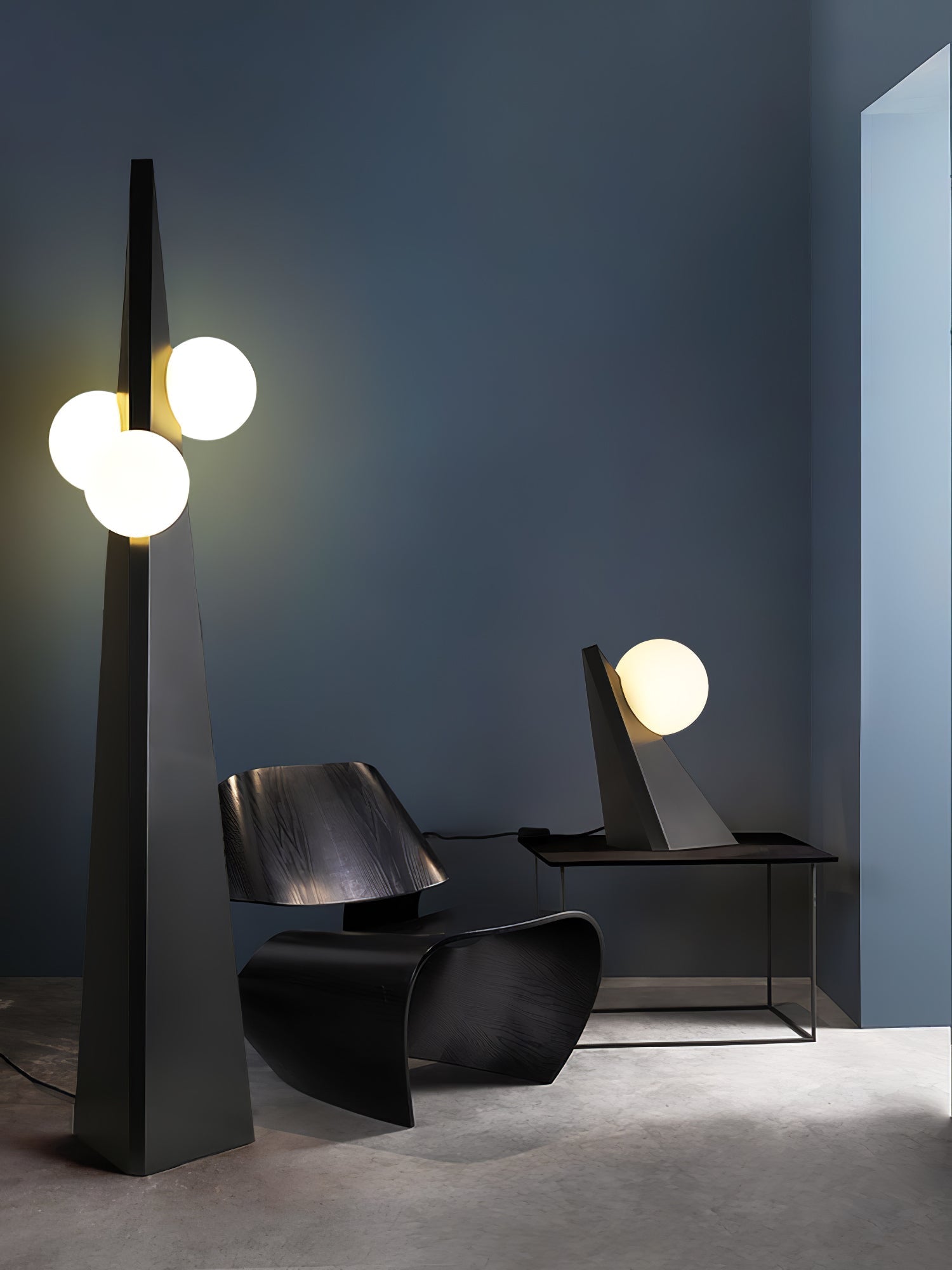 Lymarora Sculptural Floor Lamp-Neutral Decor