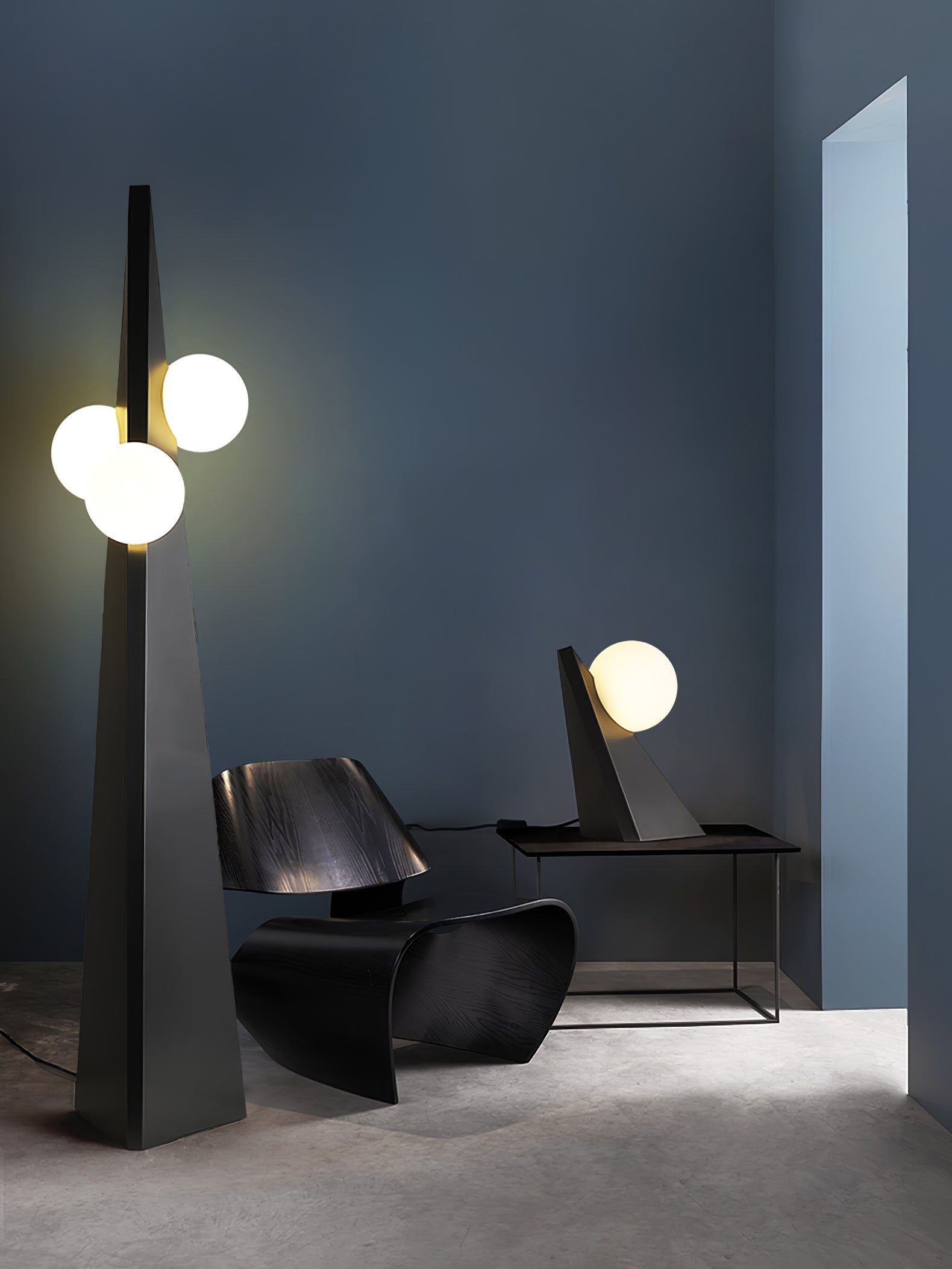 Lymarora Sculptural Floor Lamp-Neutral Decor
