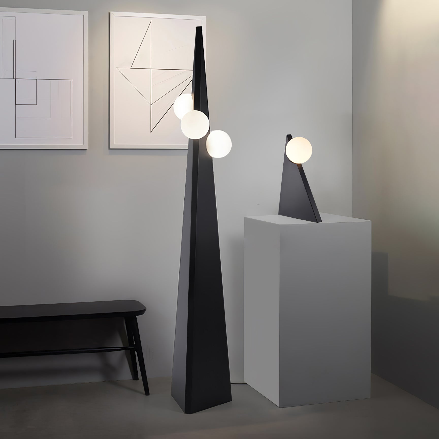 Lymarora Sculptural Floor Lamp-Neutral Decor