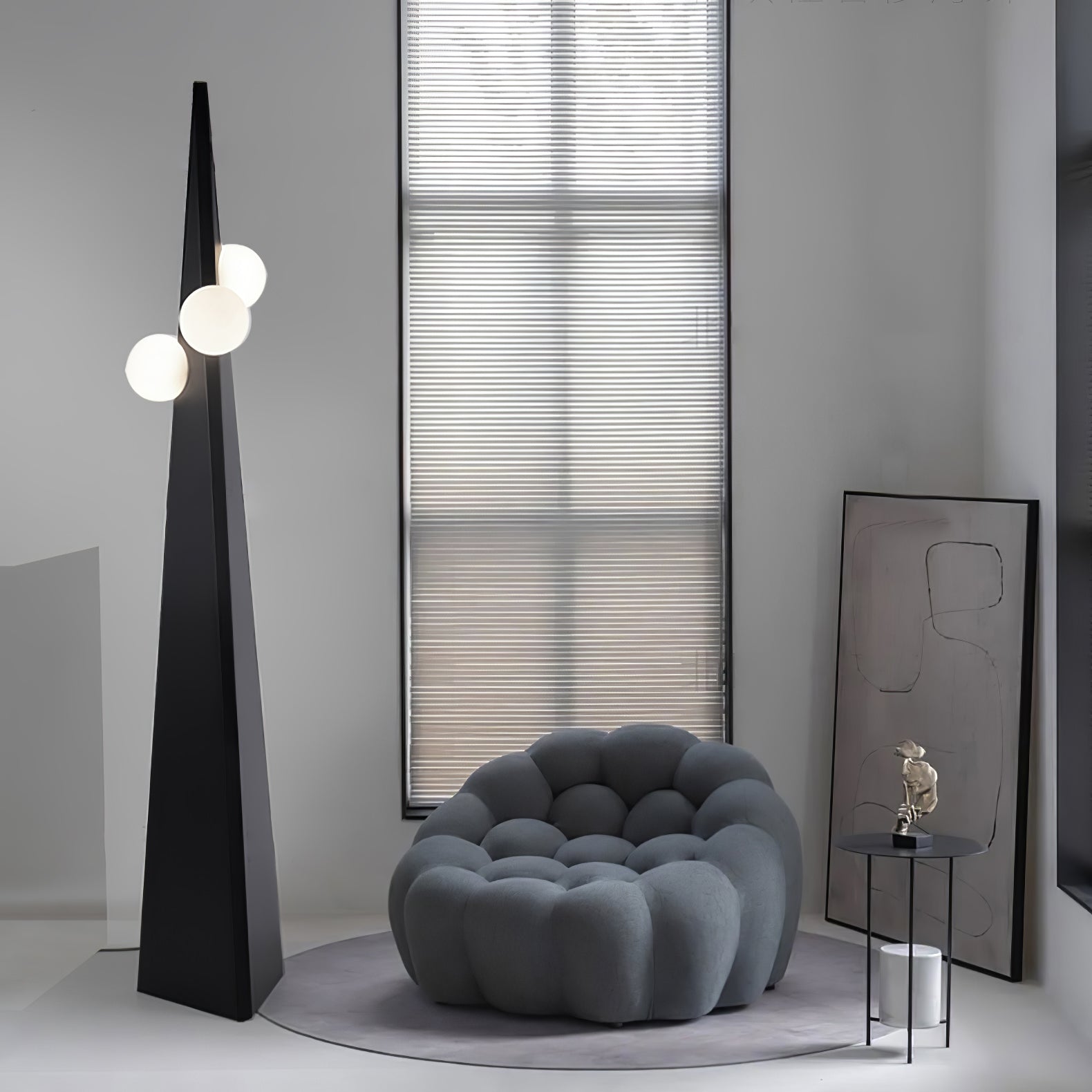 Lymarora Sculptural Floor Lamp-Neutral Decor