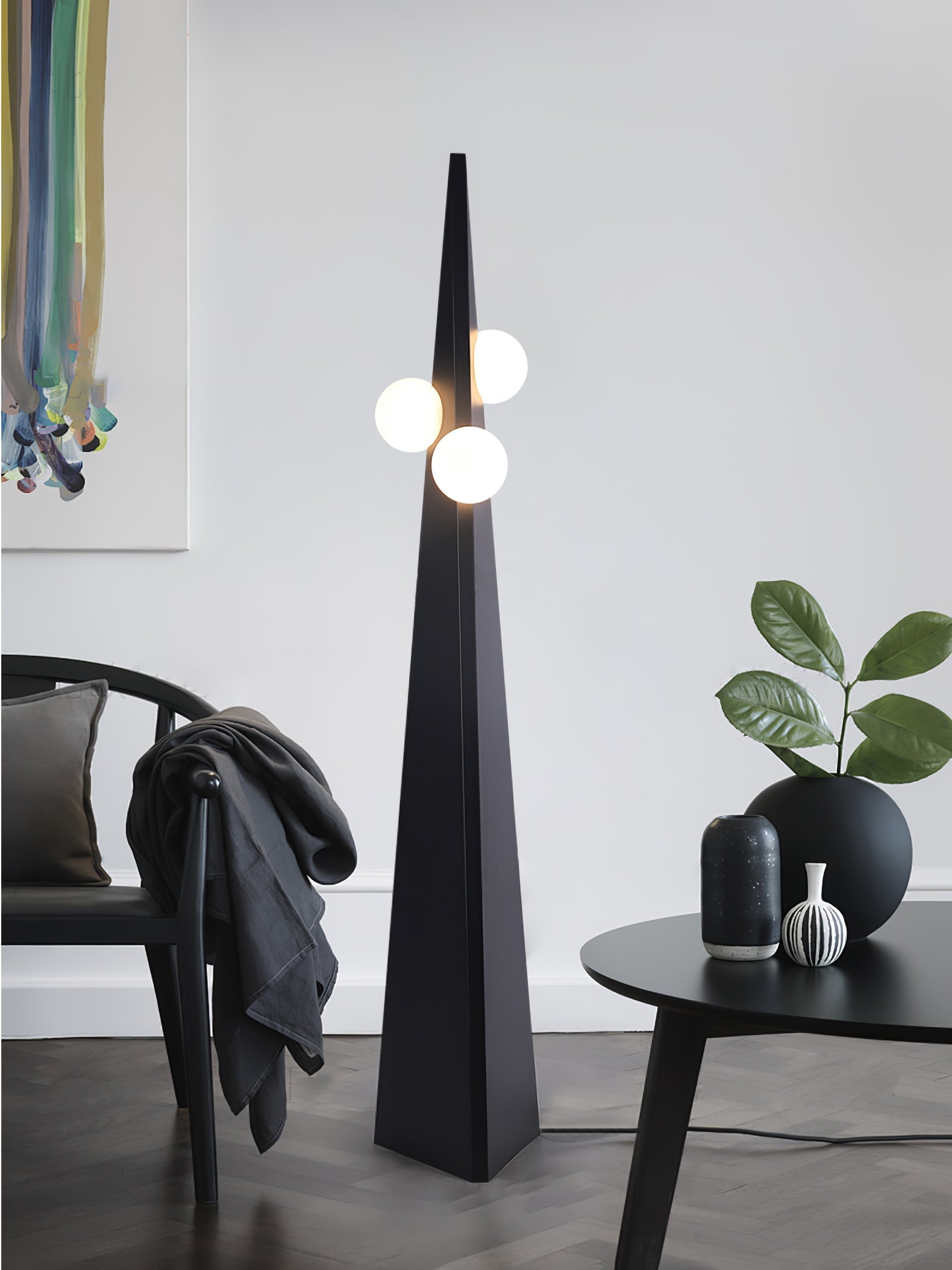 Lymarora Sculptural Floor Lamp-Neutral Decor