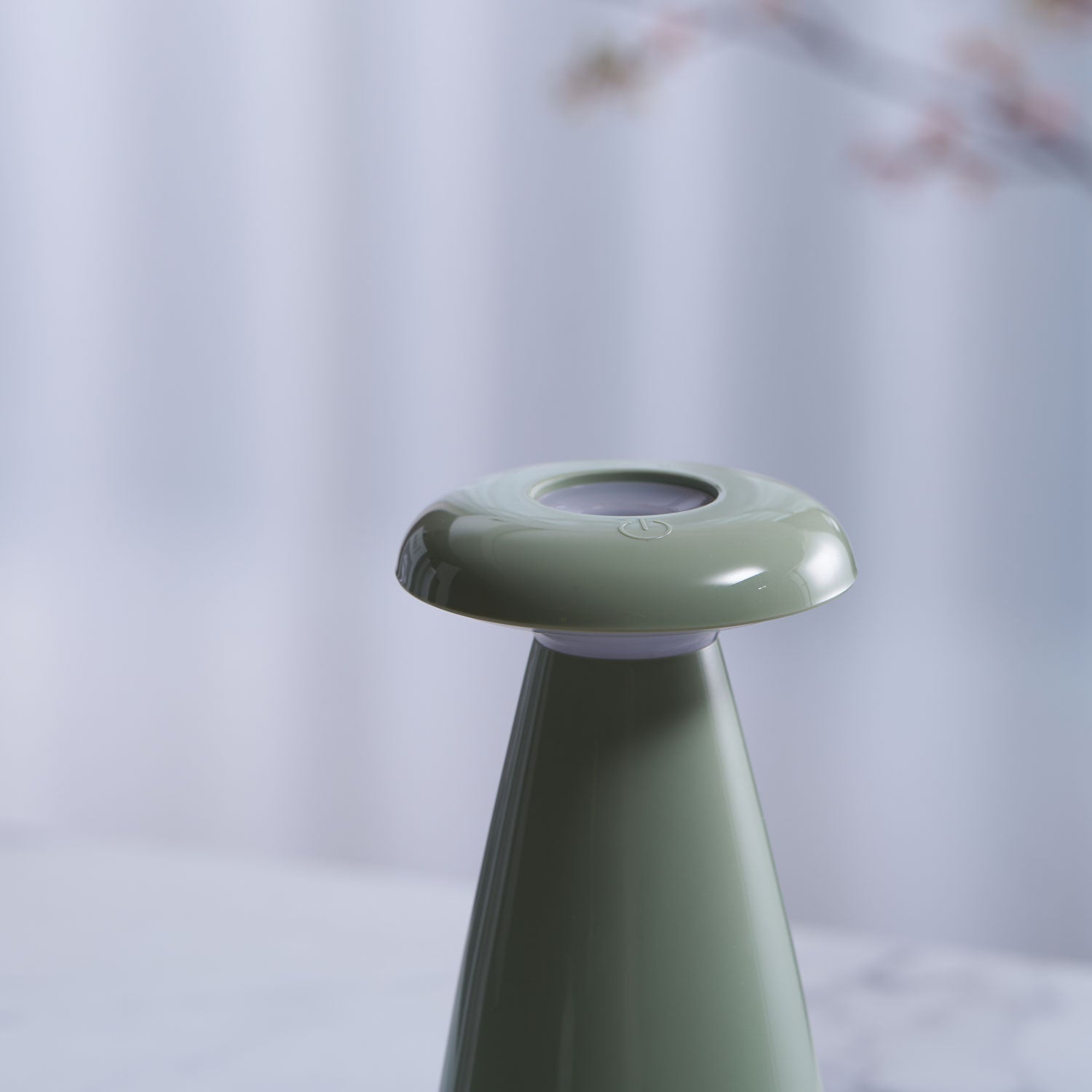 Mushroove Ceramic Minimalist Table Lamp-Neutral Decor