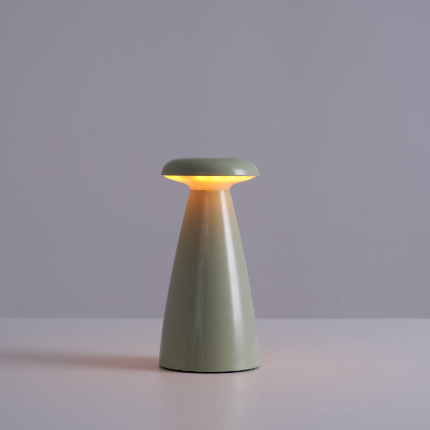 Mushroove Ceramic Minimalist Table Lamp-Neutral Decor