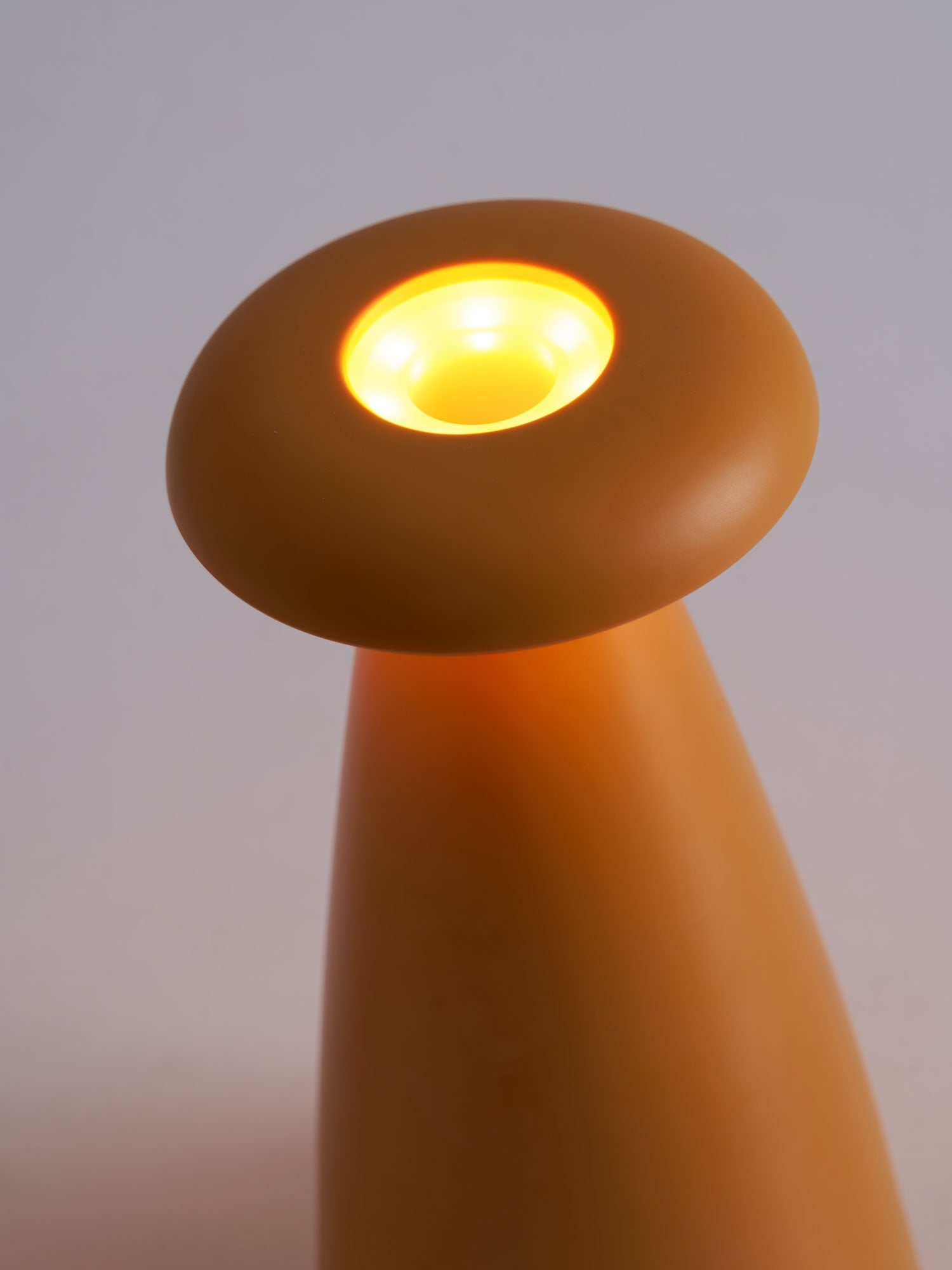 Mushroove Ceramic Minimalist Table Lamp-Neutral Decor