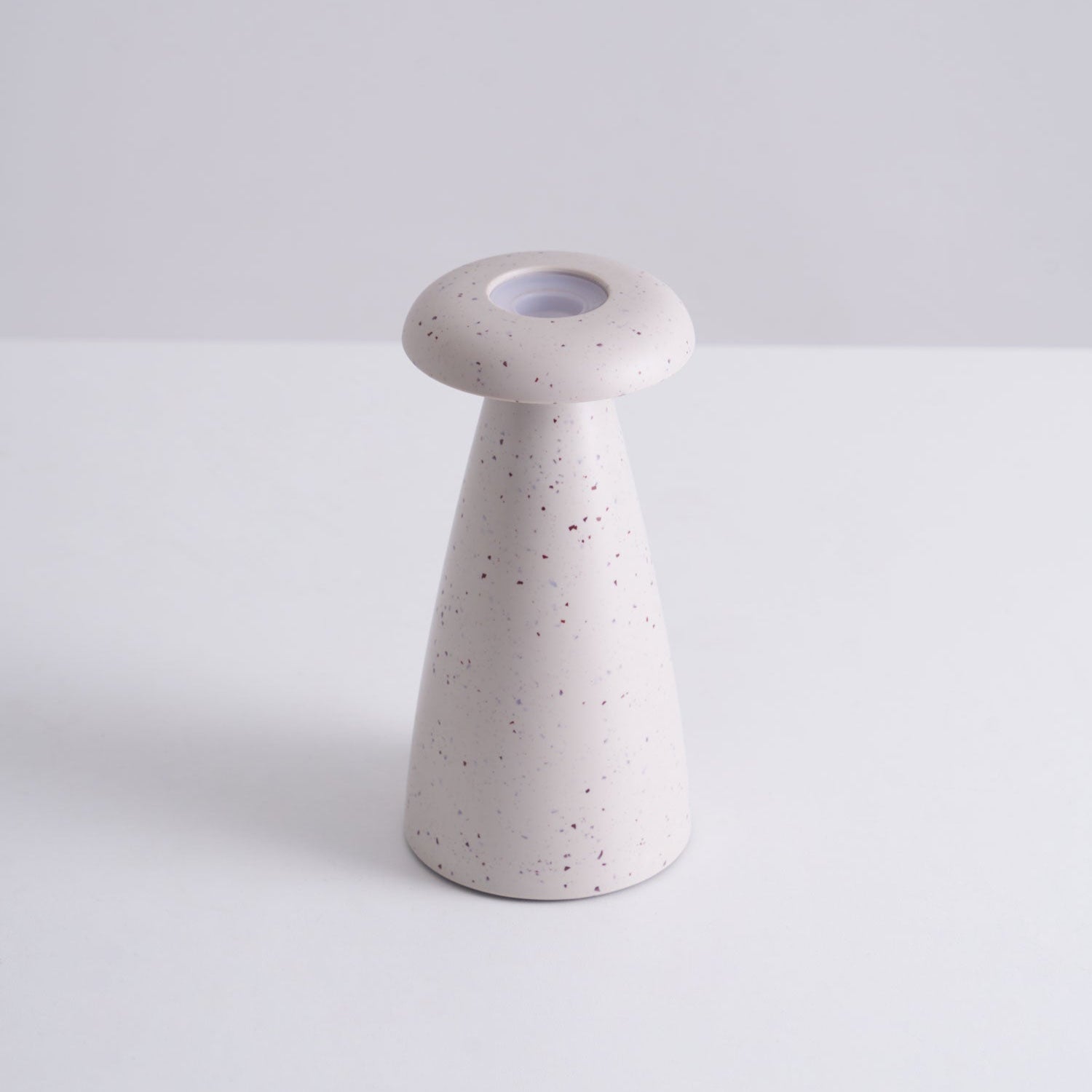 Mushroove Ceramic Minimalist Table Lamp-Neutral Decor