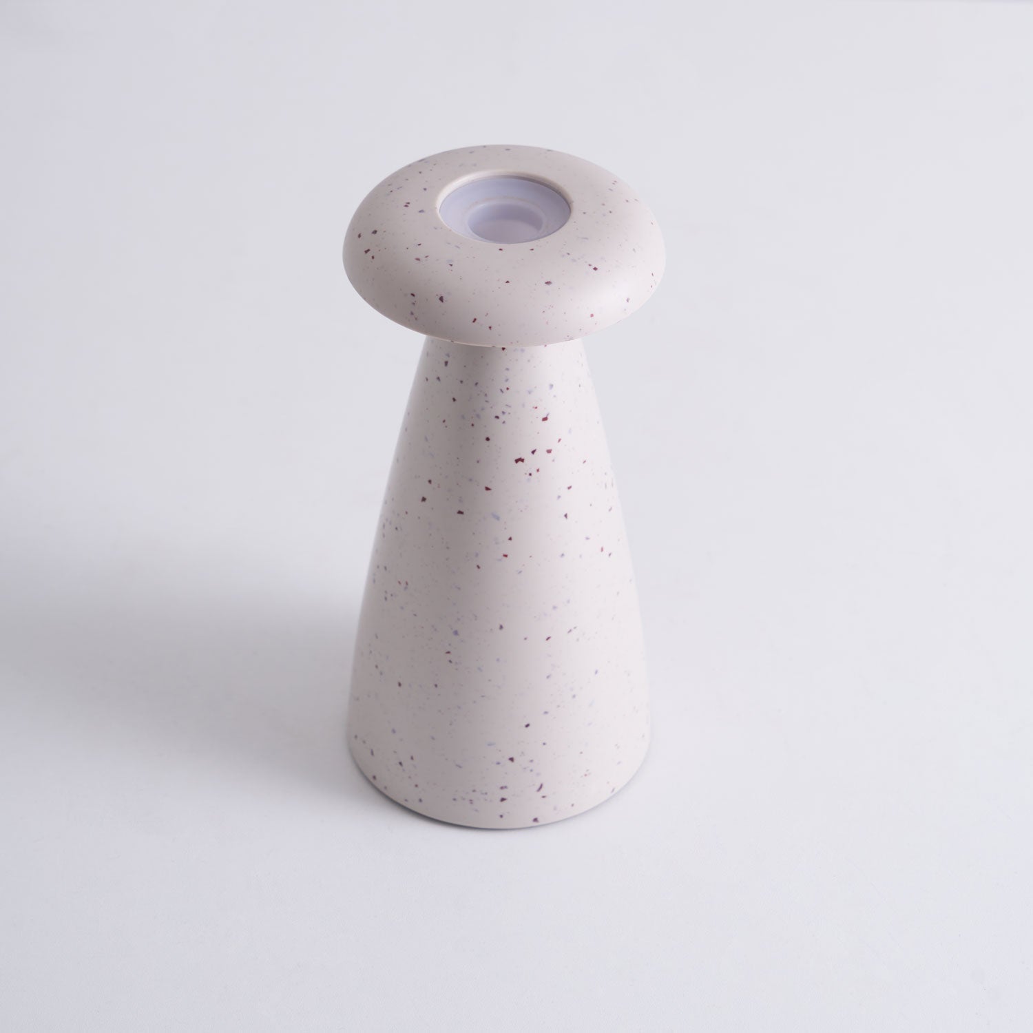 Mushroove Ceramic Minimalist Table Lamp-Neutral Decor