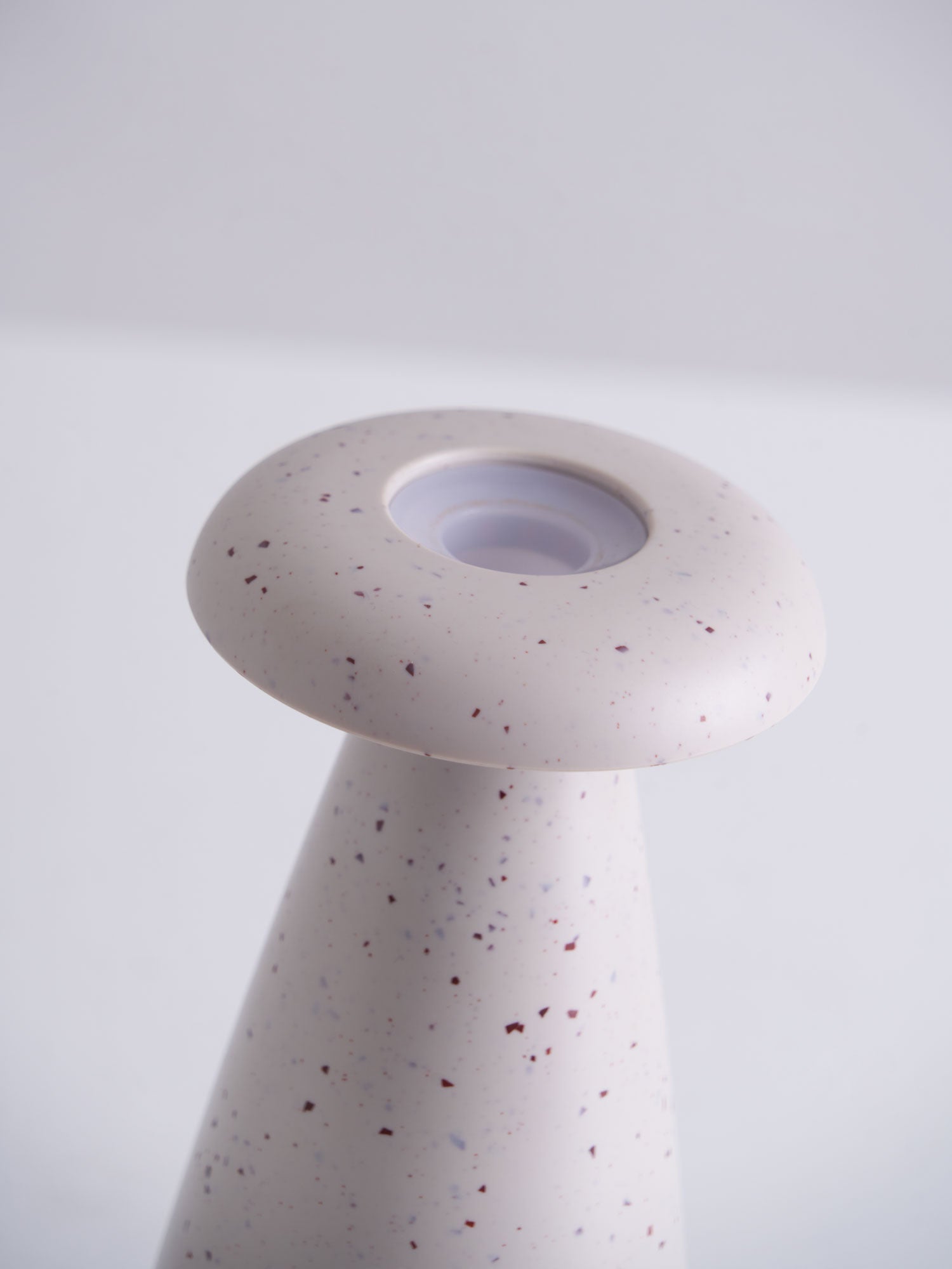 Mushroove Ceramic Minimalist Table Lamp-Neutral Decor