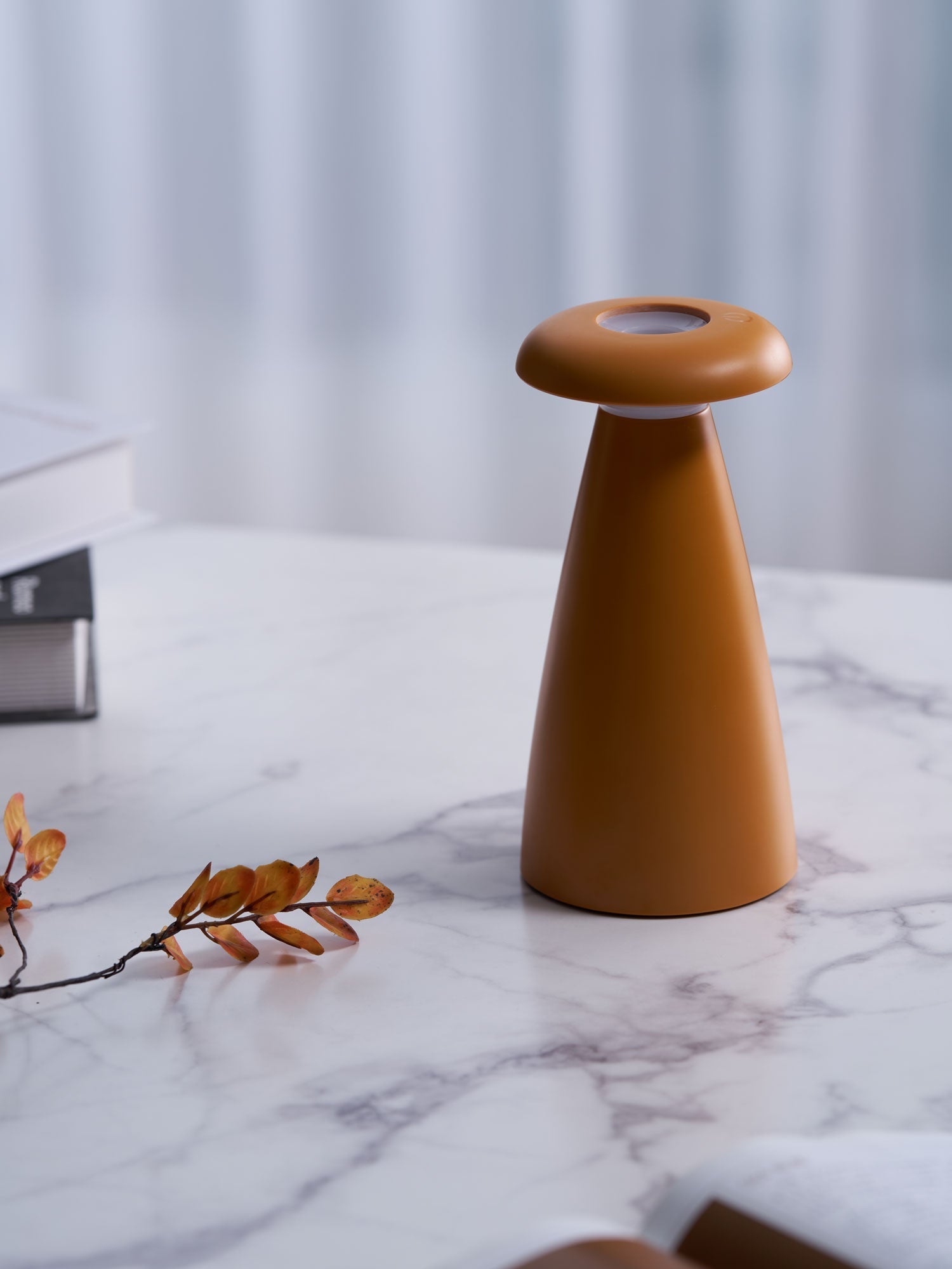 Mushroove Ceramic Minimalist Table Lamp-Neutral Decor