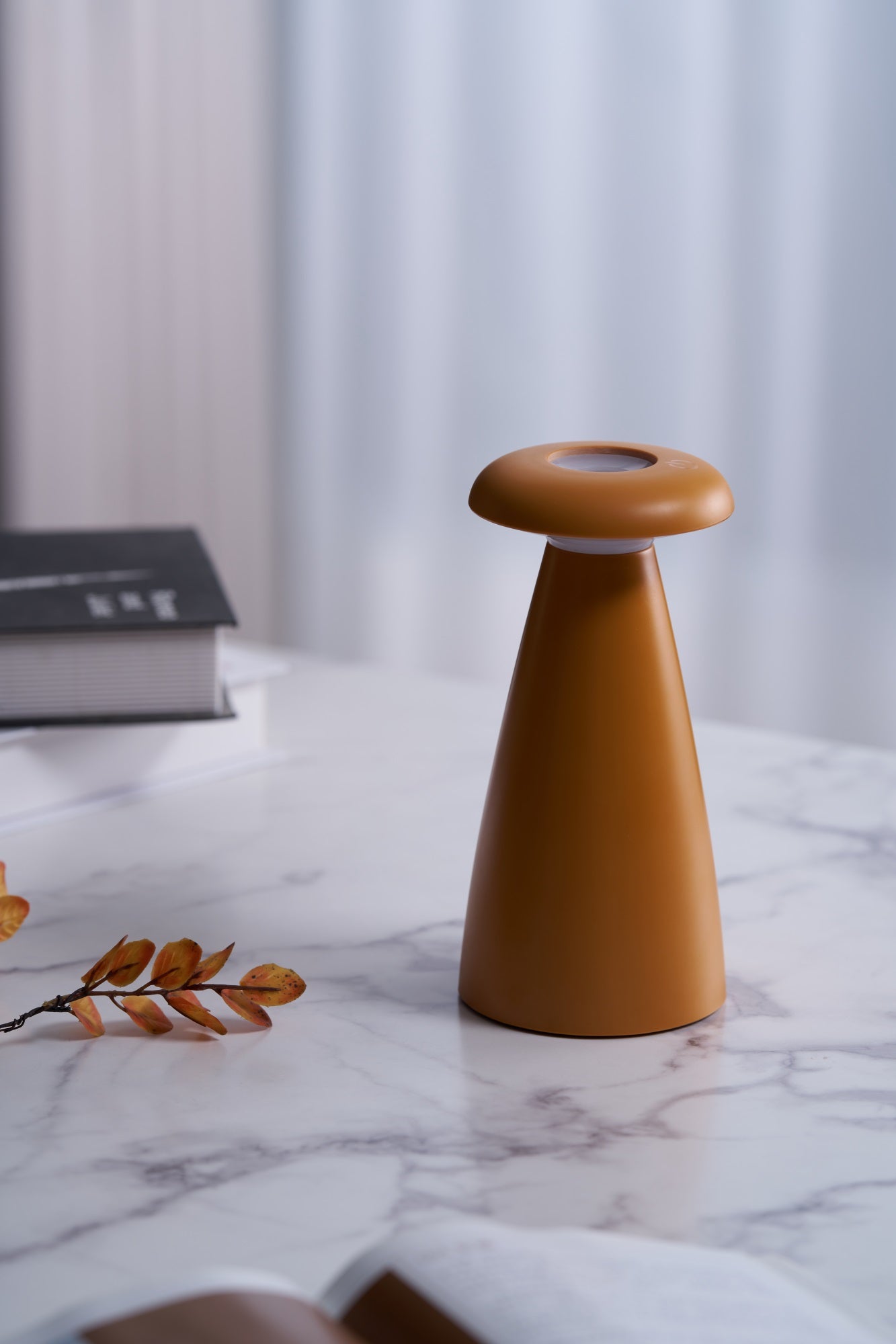 Mushroove Ceramic Minimalist Table Lamp-Neutral Decor