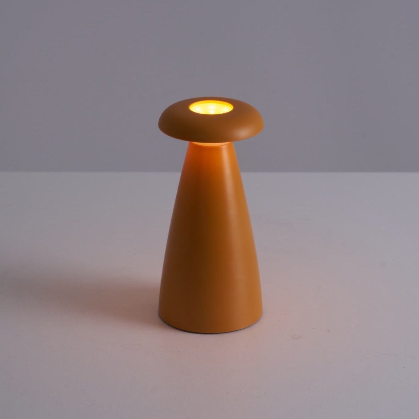 Mushroove Ceramic Minimalist Table Lamp-Neutral Decor