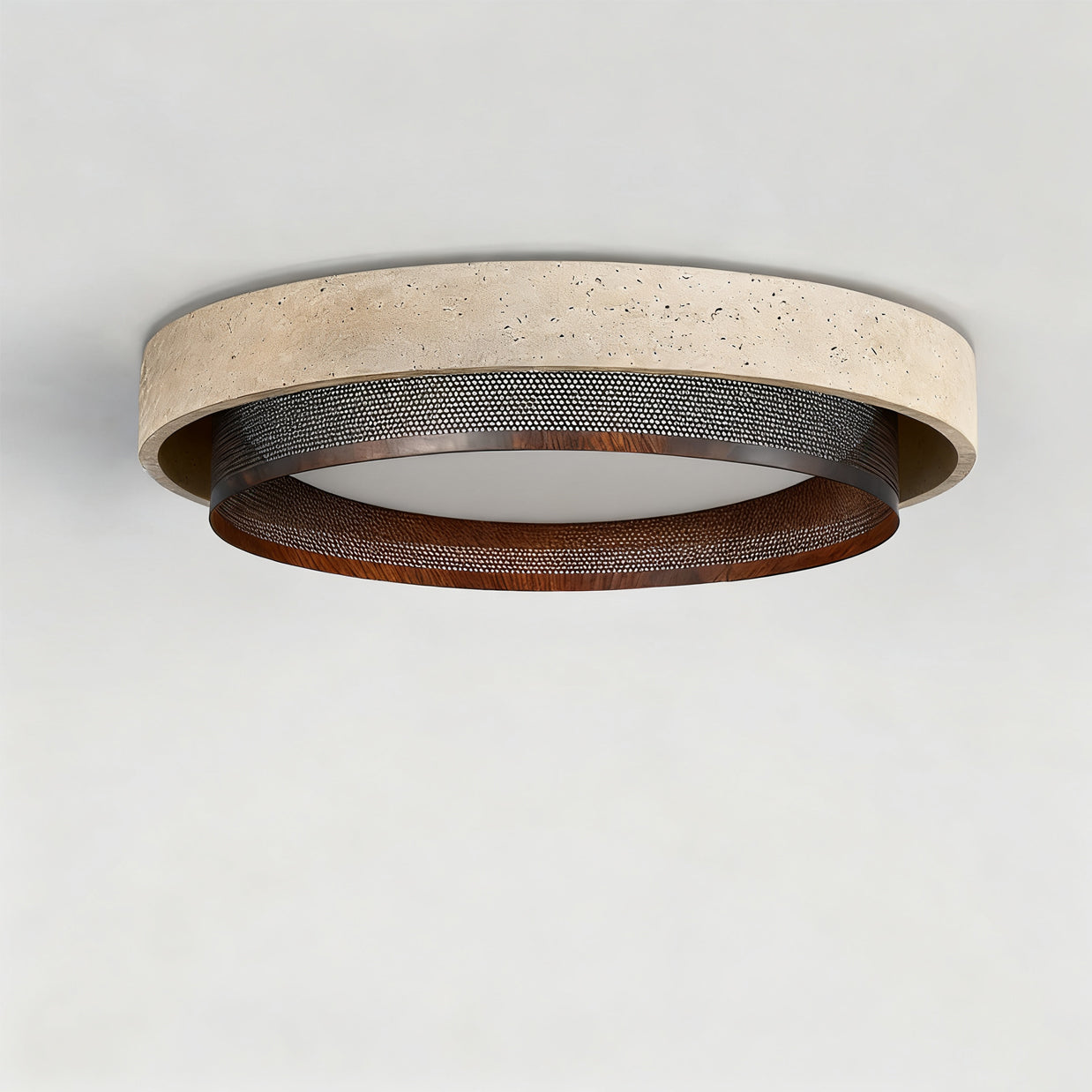 A diagram showing the dimensions of the Nolan ceiling light.