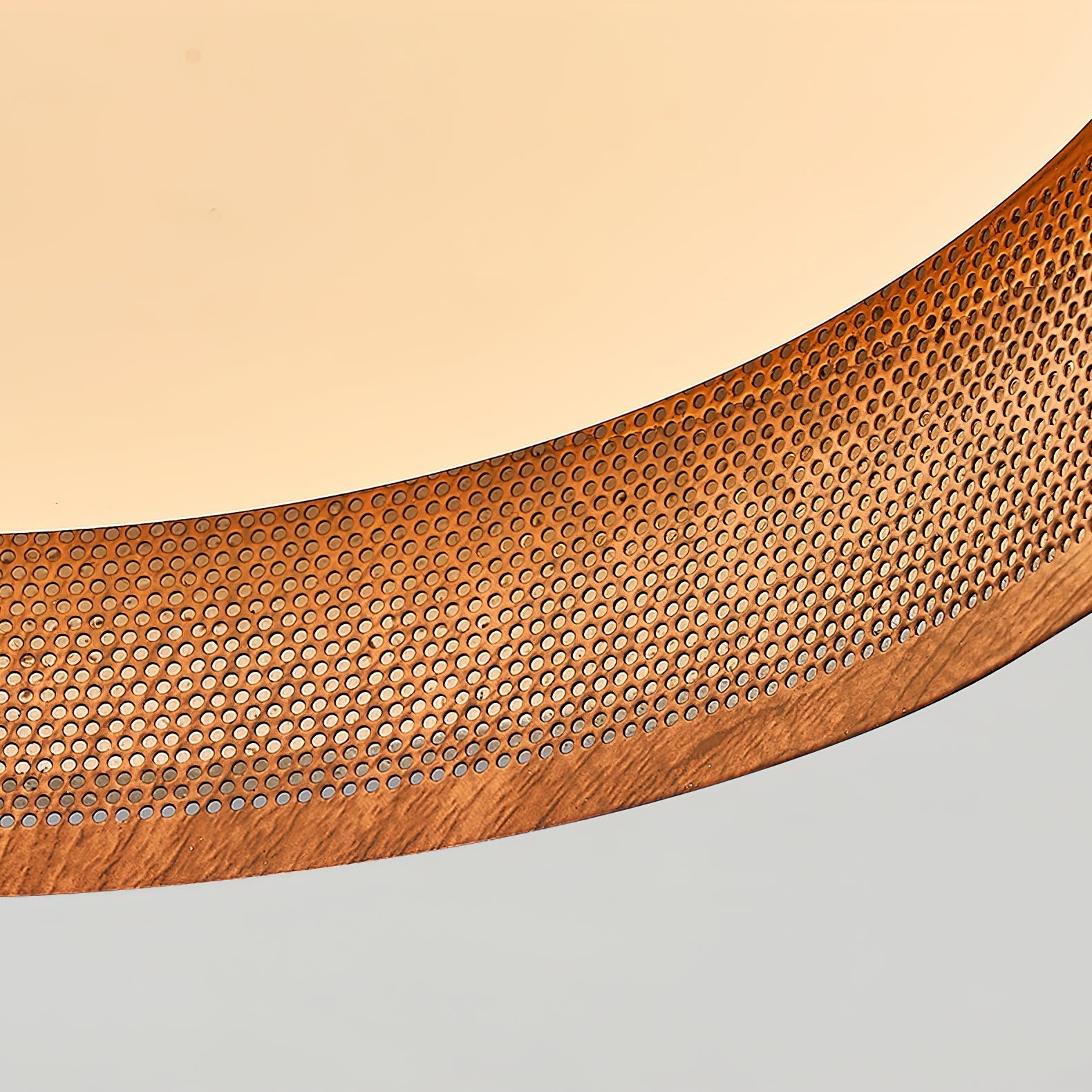 The beige finish option of the Nolan ceiling light.