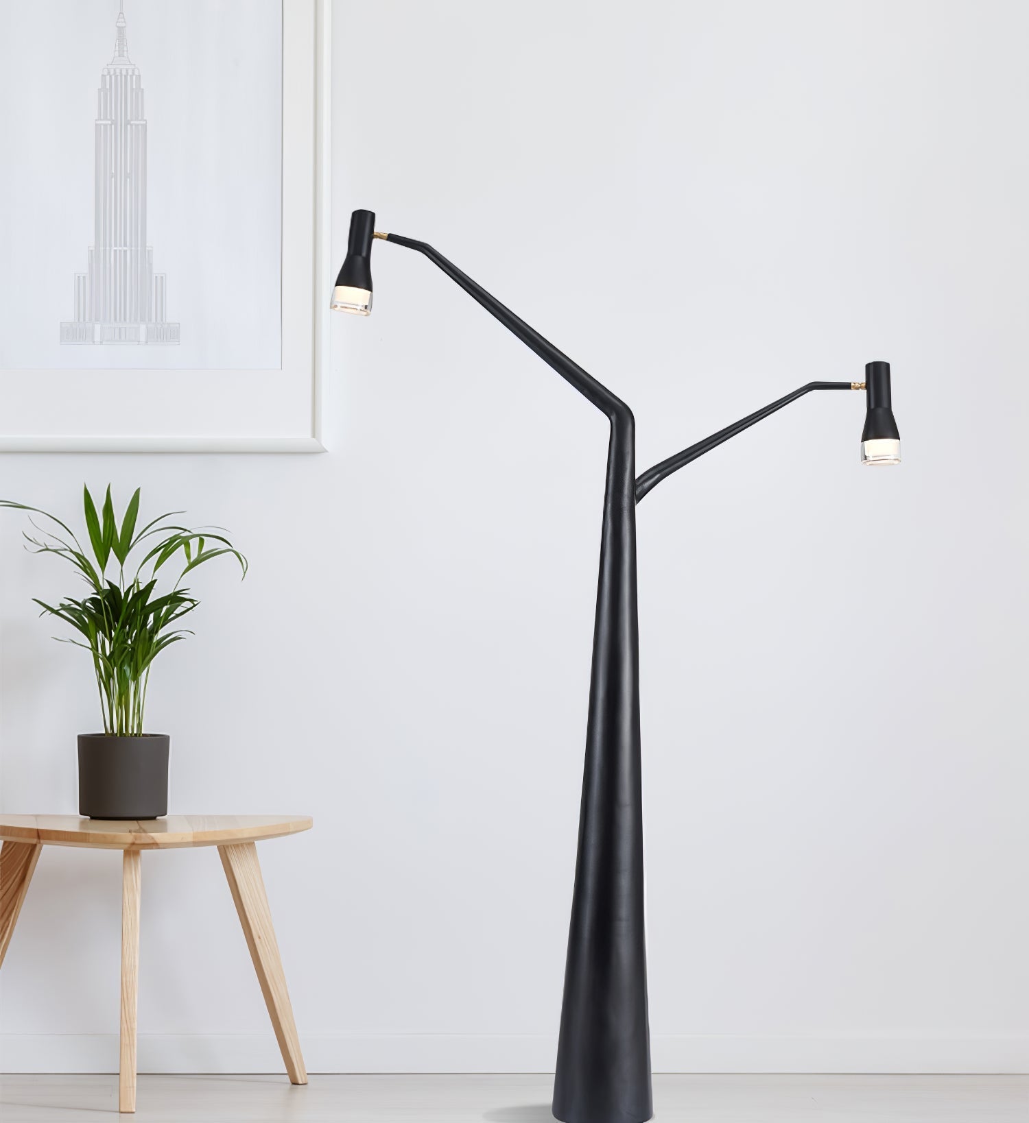 Lylirarae Branch-like Black Floor Lamp-Neutral Decor
