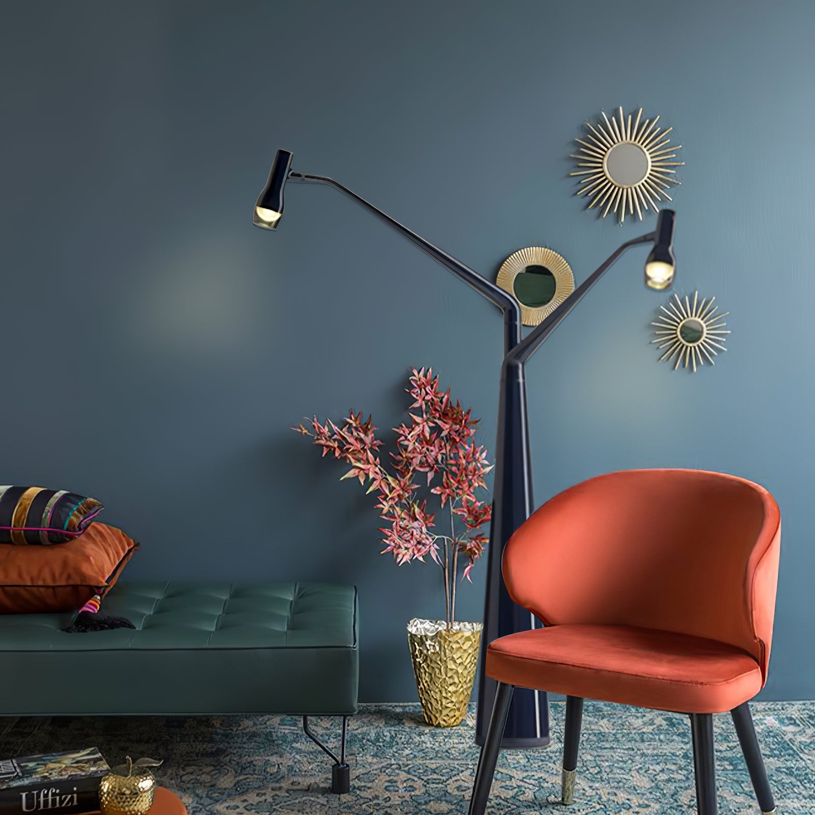 Lylirarae Branch-like Black Floor Lamp-Neutral Decor