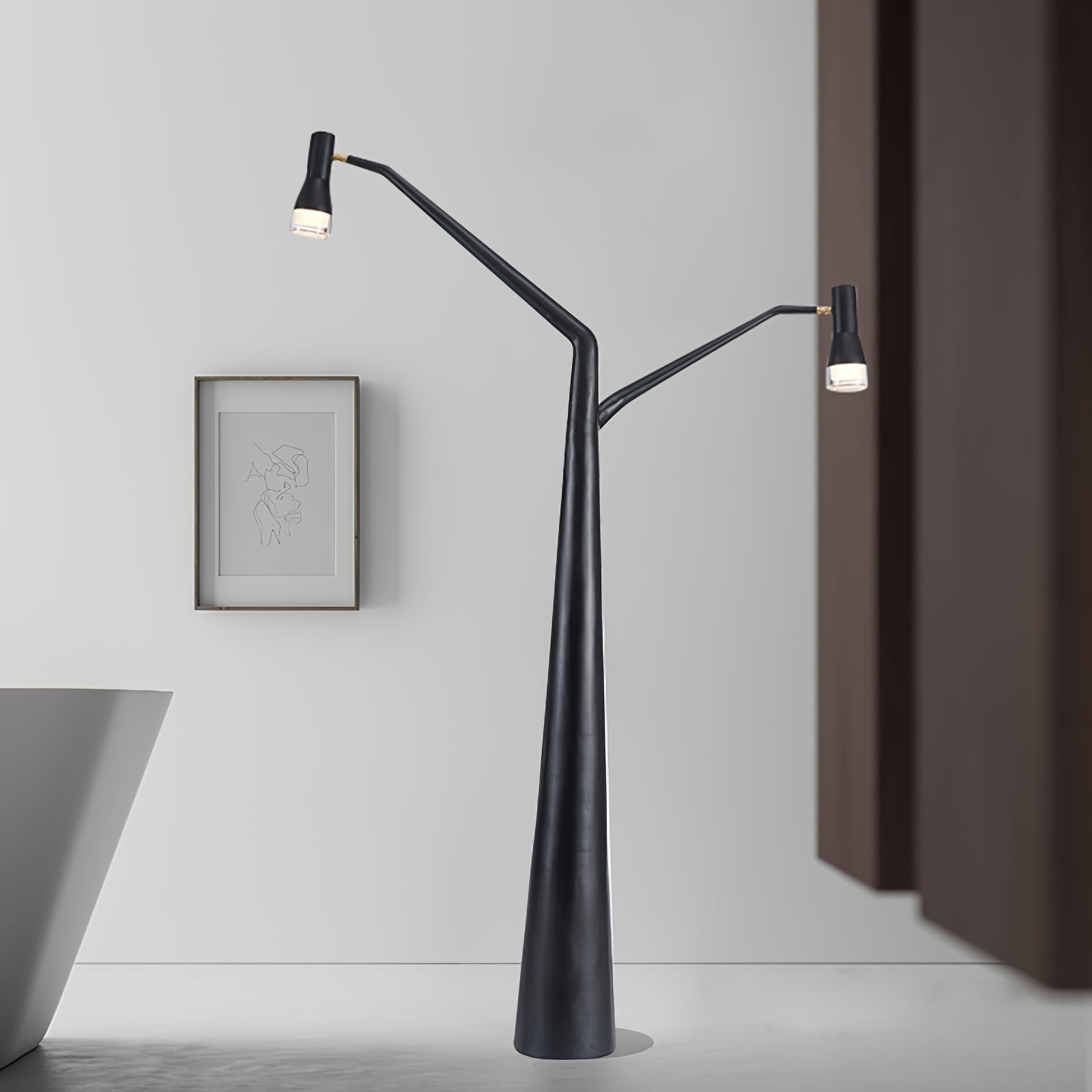 Lylirarae Branch-like Black Floor Lamp-Neutral Decor