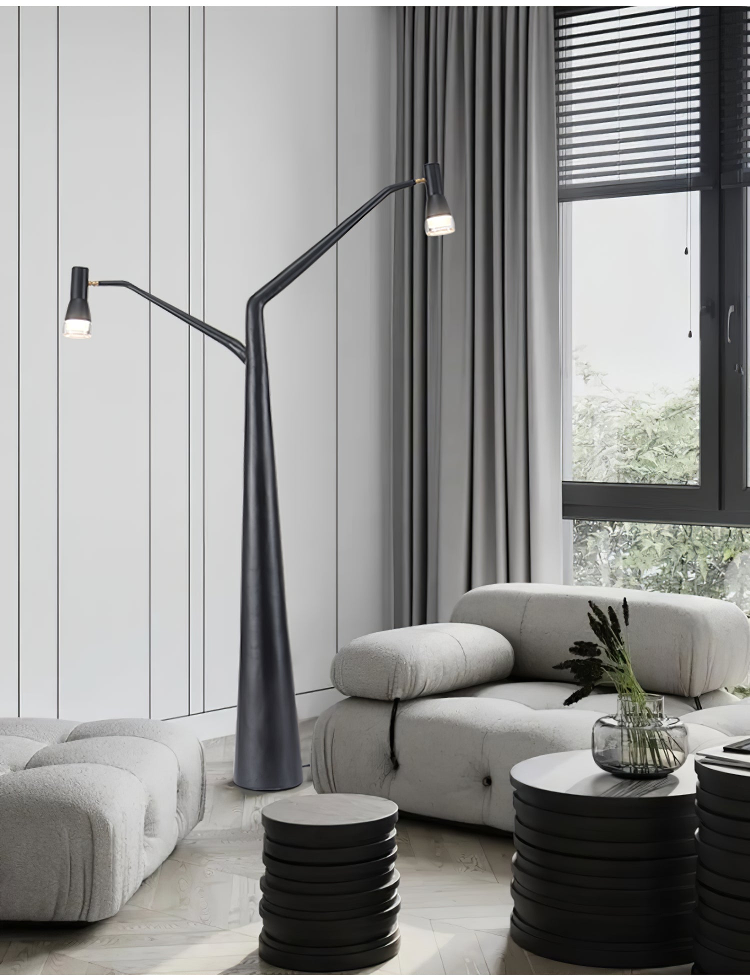 Lylirarae Branch-like Black Floor Lamp-Neutral Decor