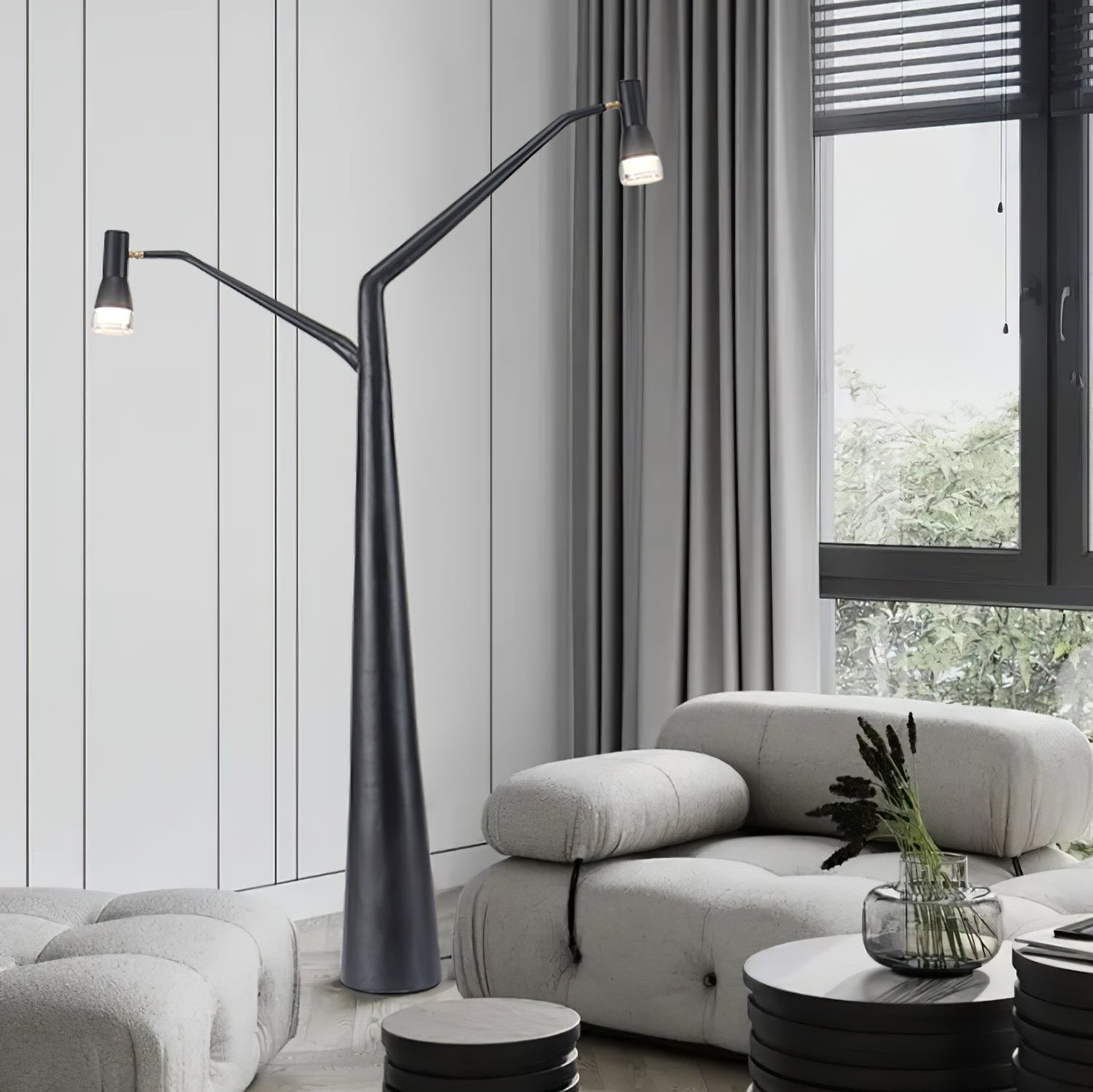 Lylirarae Branch-like Black Floor Lamp-Neutral Decor