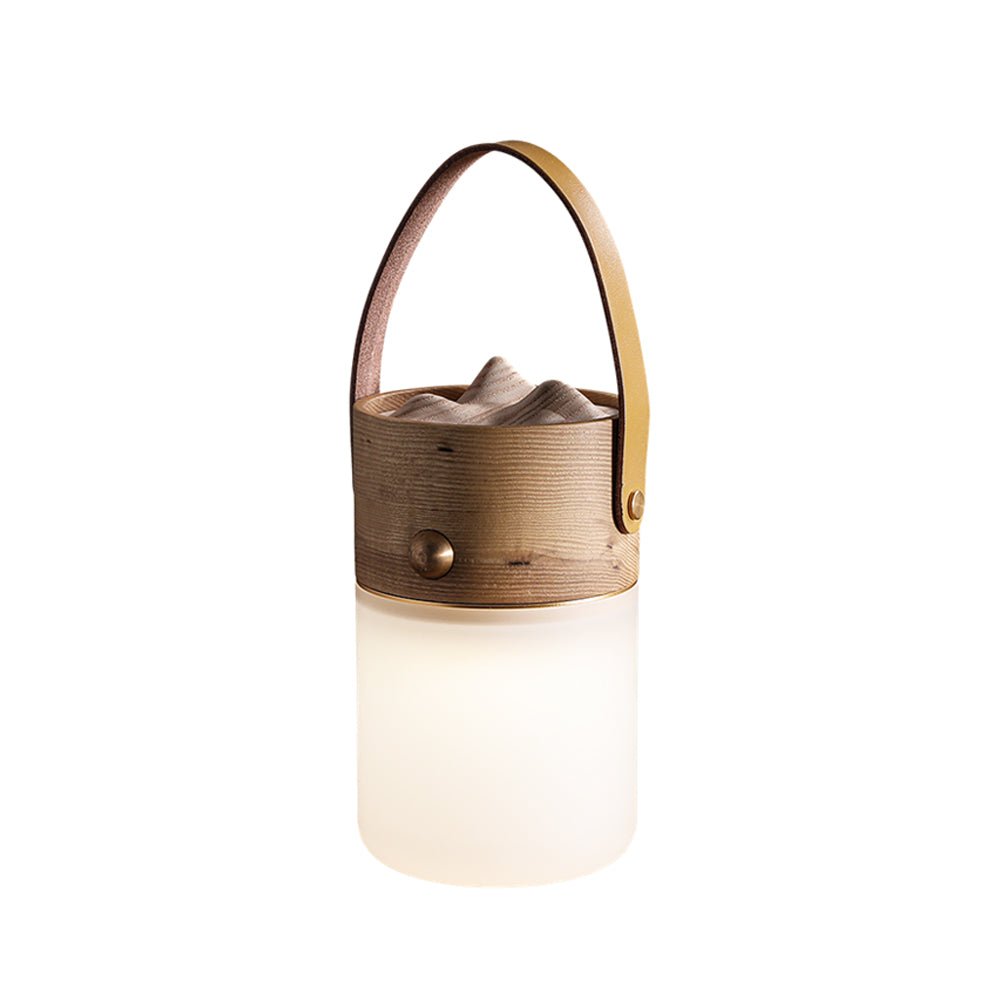 Lumen Nomad Lantern Table Lamp-Neutral Decor