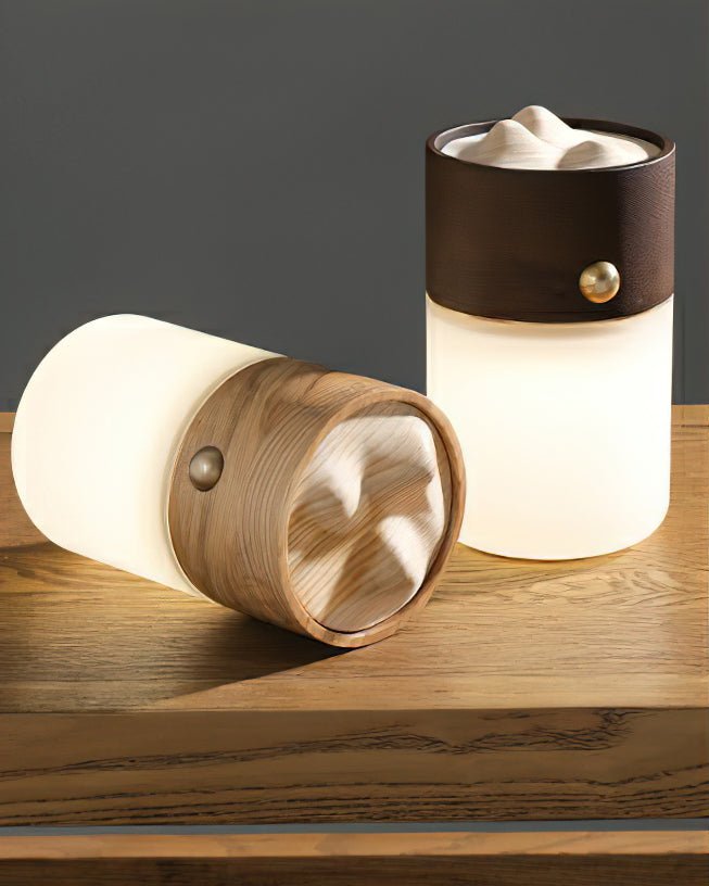 Lumen Nomad Lantern Table Lamp-Neutral Decor