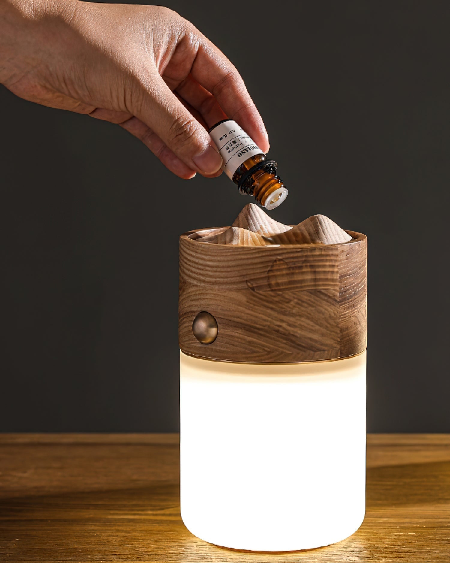 Lumen Nomad Lantern Table Lamp-Neutral Decor