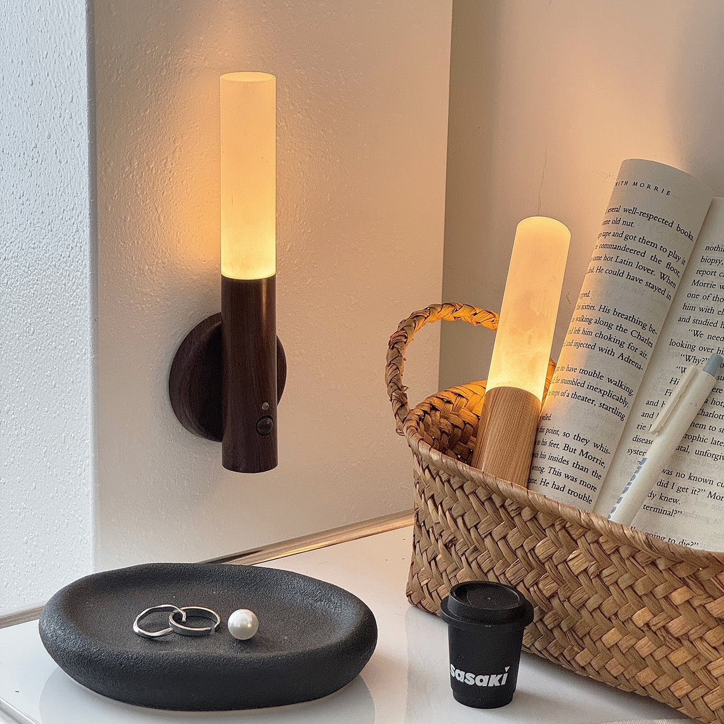 Hexl Magnet Rechargeable Wall Lamp-Neutral Decor