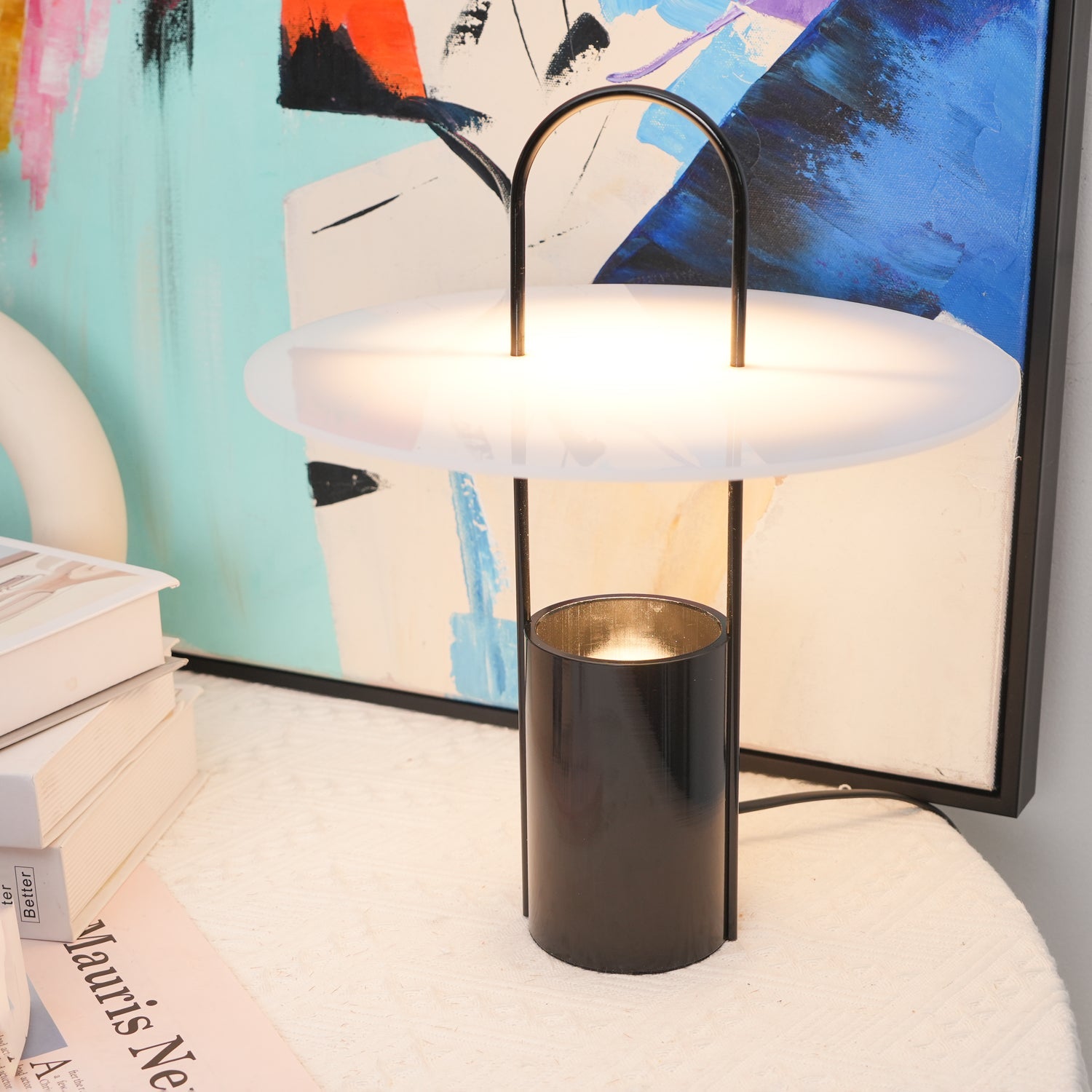 Hattie Modern Table Lamp-Neutral Decor
