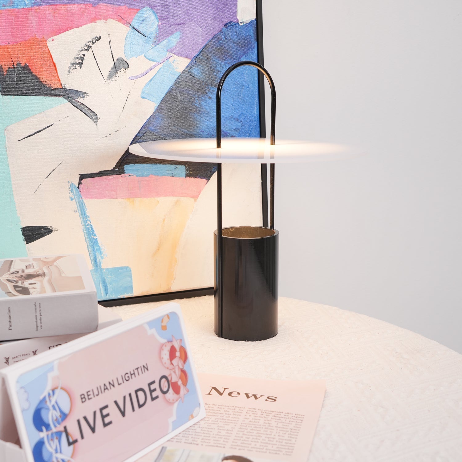 Hattie Modern Table Lamp-Neutral Decor
