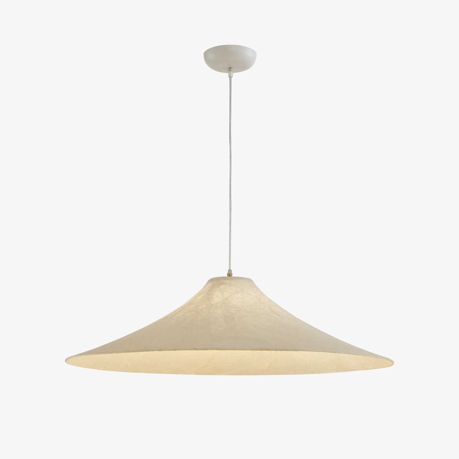 Abbotswell Modern Minimalist Natural Flat Pendant Lamp-Neutral Decor