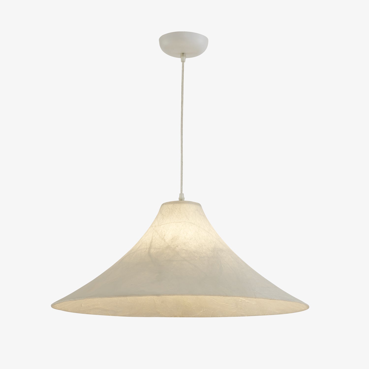 Abbotswell Modern Minimalist Natural Flat Pendant Lamp-Neutral Decor