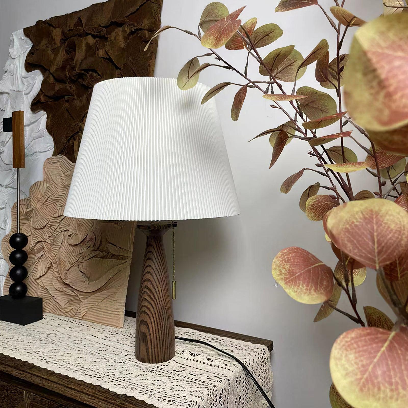 Soma Table Lamp Nora Wood-Neutral Decor
