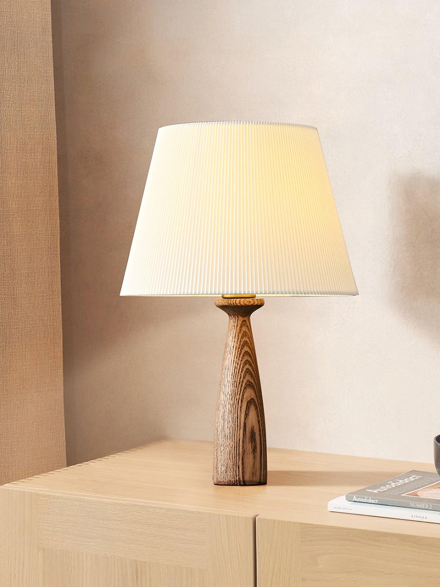 Soma Table Lamp Nora Wood-Neutral Decor