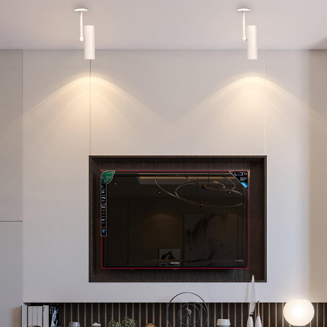 Divi Ceiling Light Cylinder Spotlight Industrial for Loft Study-Neutral Decor