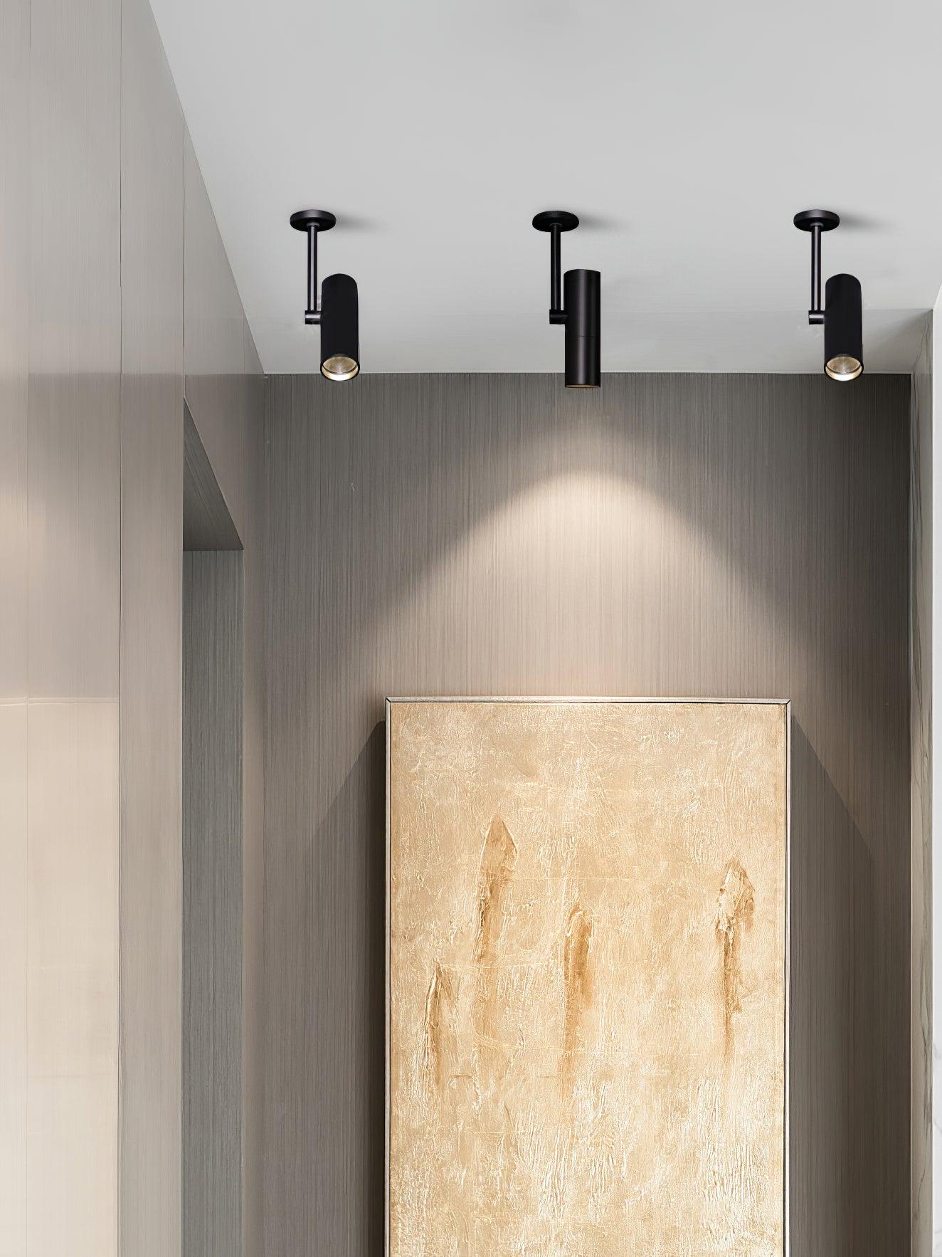 Divi Ceiling Light Cylinder Spotlight Industrial for Loft Study-Neutral Decor