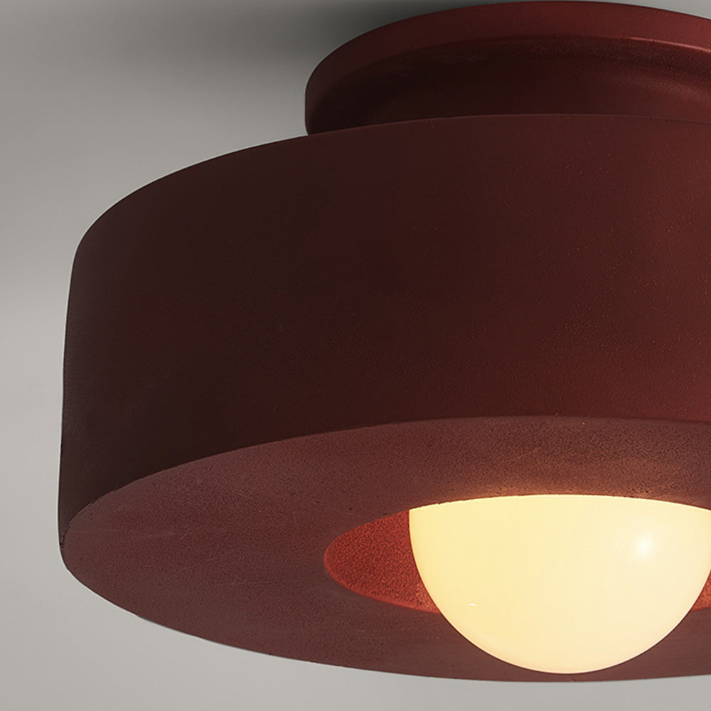 Aria Flush Mount Ceiling Light Nordic Macaron Bedroom - Neutral Decor
