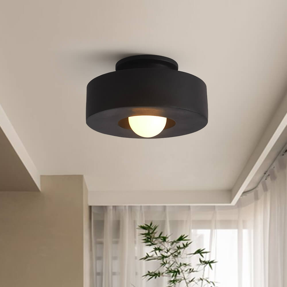Aria Flush Mount Ceiling Light Nordic Macaron Bedroom - Neutral Decor