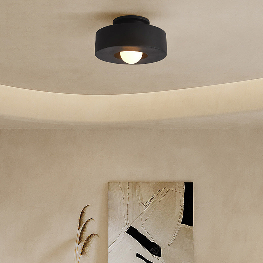 Aria Flush Mount Ceiling Light Nordic Macaron Bedroom - Neutral Decor