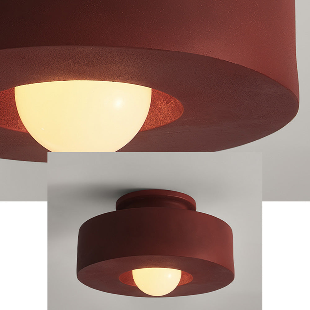 Aria Flush Mount Ceiling Light Nordic Macaron Bedroom - Neutral Decor