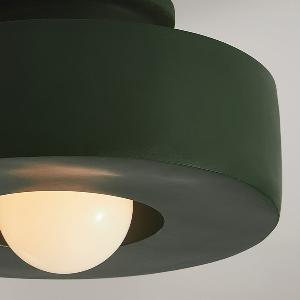 Aria Flush Mount Ceiling Light Nordic Macaron Bedroom - Neutral Decor