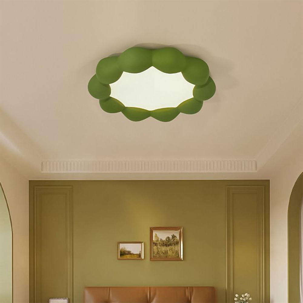 Valentina Modern Acrylic Flush Mount Ceiling Light Living Room - Neutral Decor